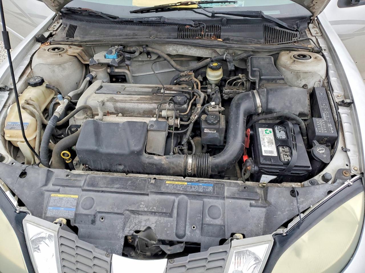 2004 Pontiac Sunfire Silver vin: 3G2JB12F34S163430