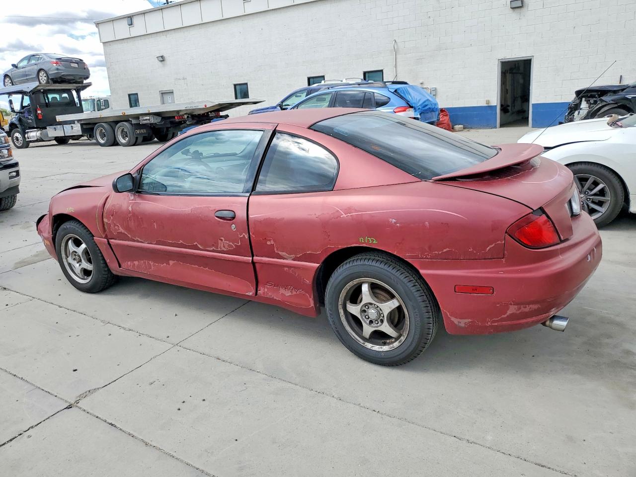 2005 Pontiac Sunfire Red vin: 3G2JB12F35S110423