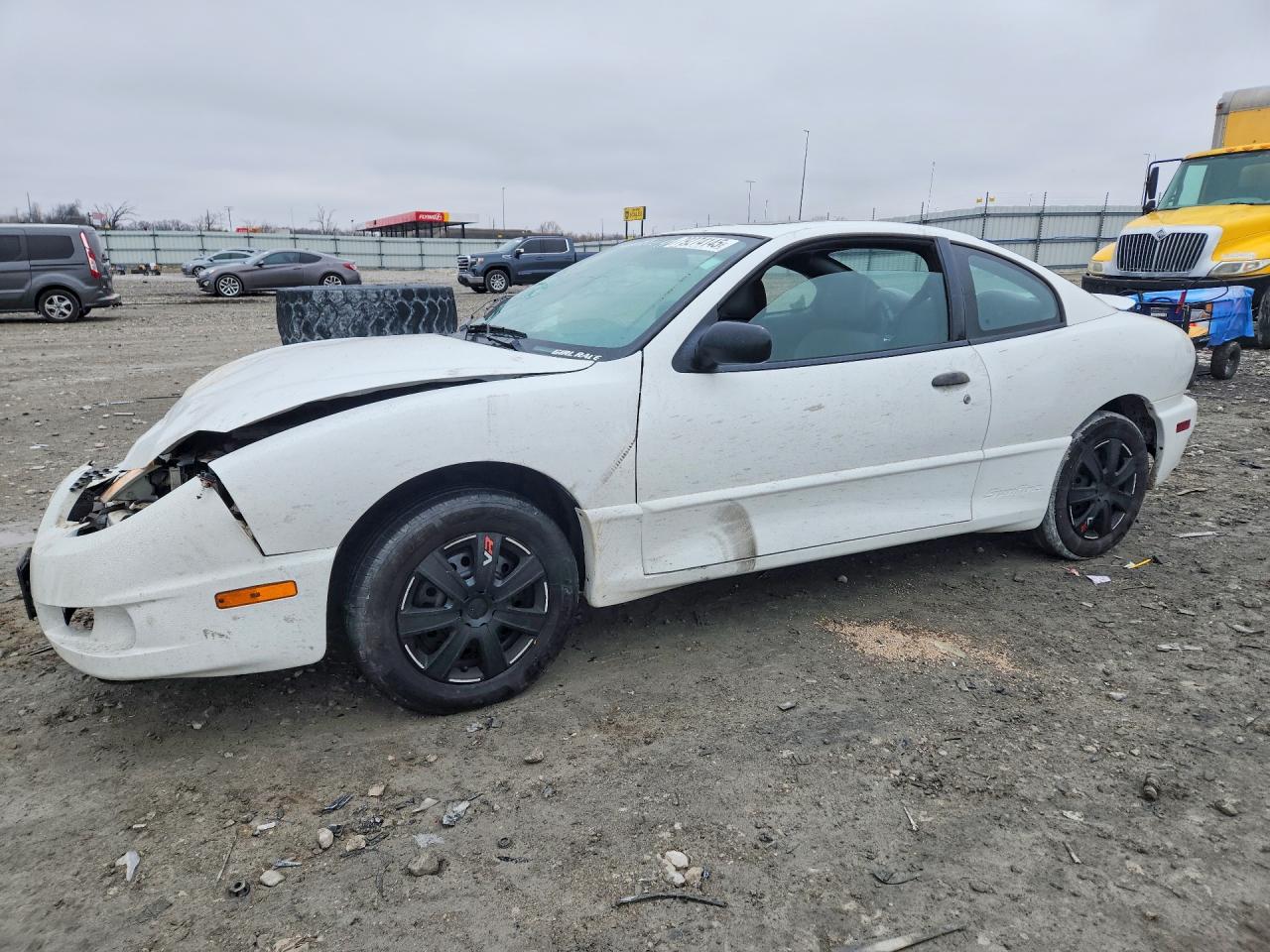 2005 Pontiac Sunfire White vin: 3G2JB12F35S137007