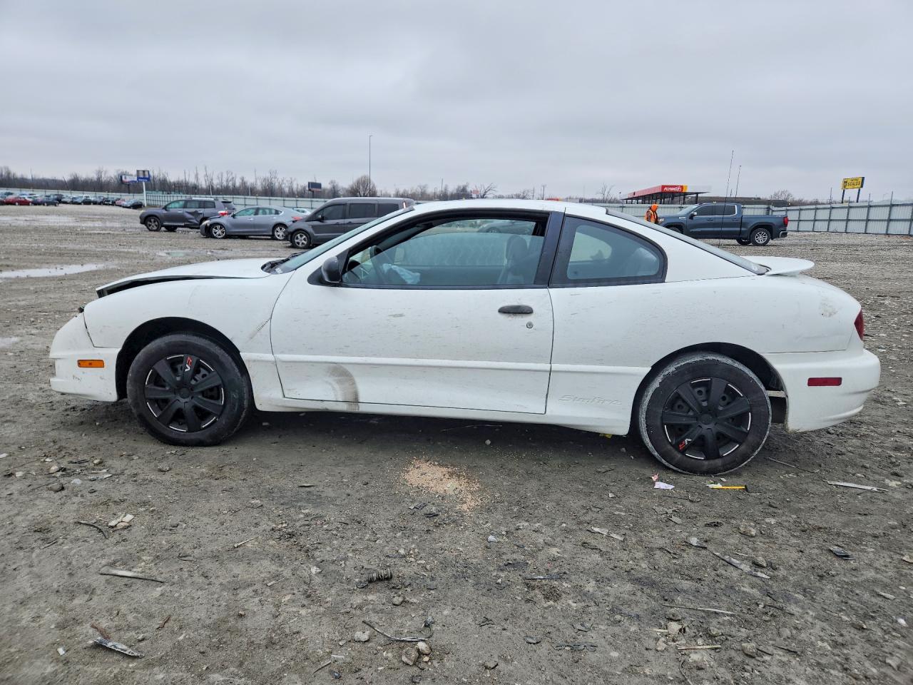 2005 Pontiac Sunfire White vin: 3G2JB12F35S137007