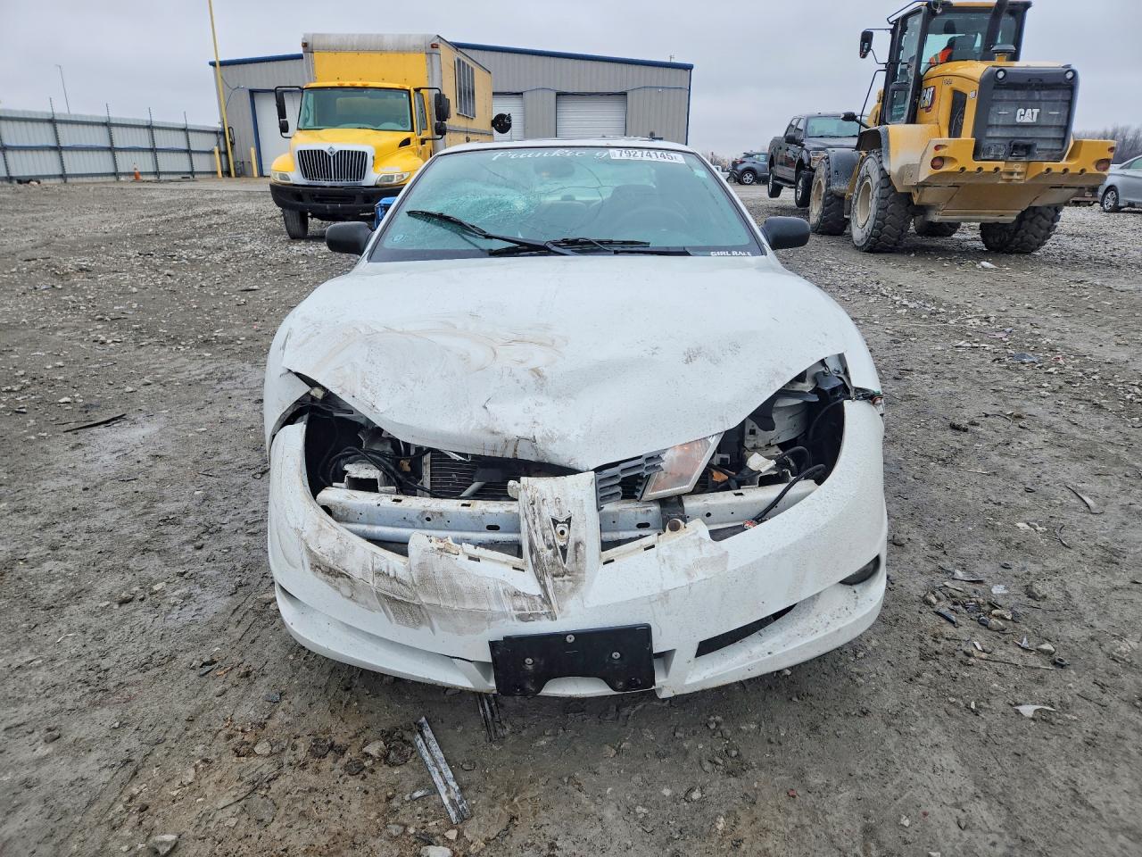 2005 Pontiac Sunfire White vin: 3G2JB12F35S137007
