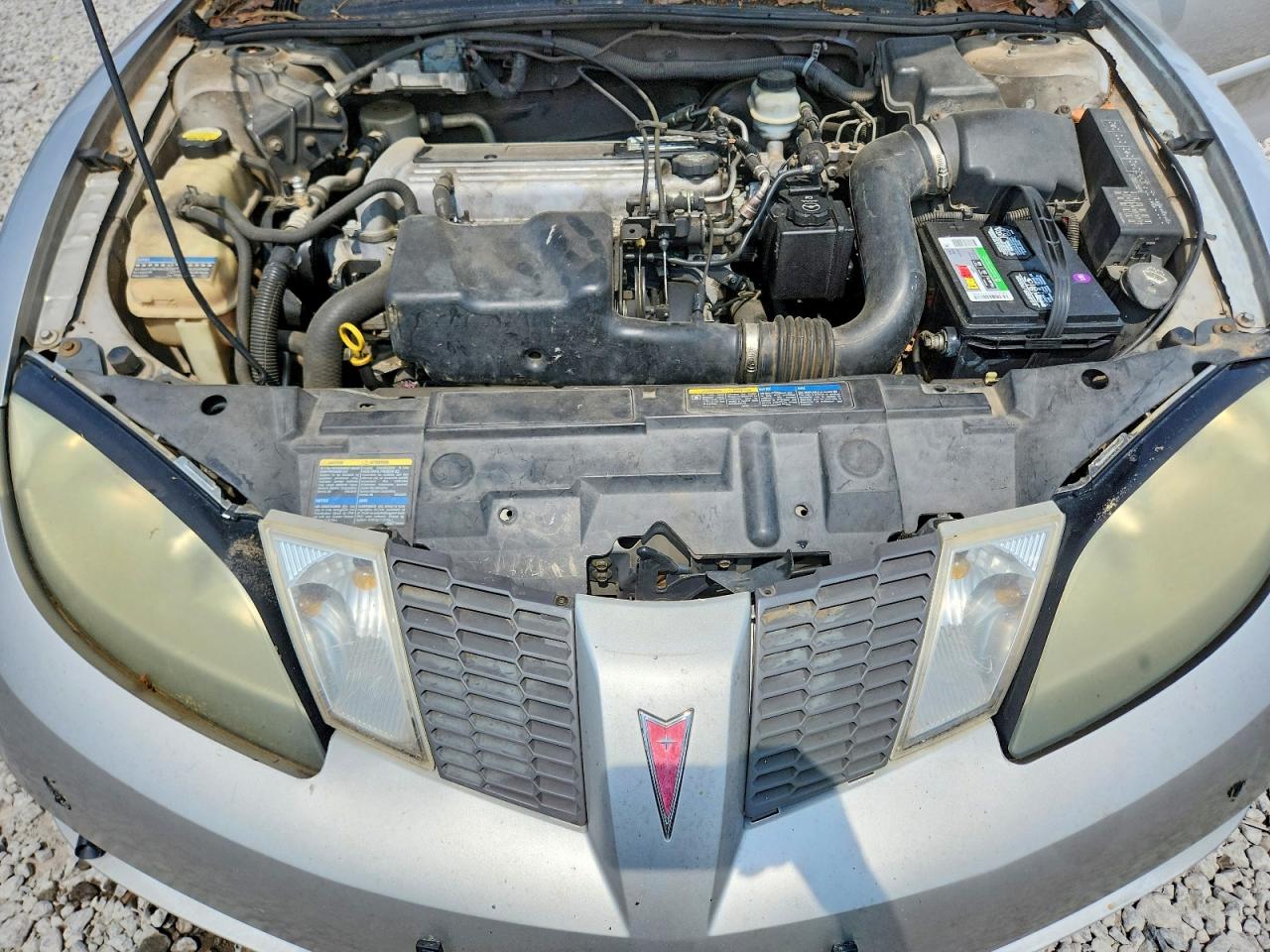 2005 Pontiac Sunfire Silver vin: 3G2JB12F35S202535