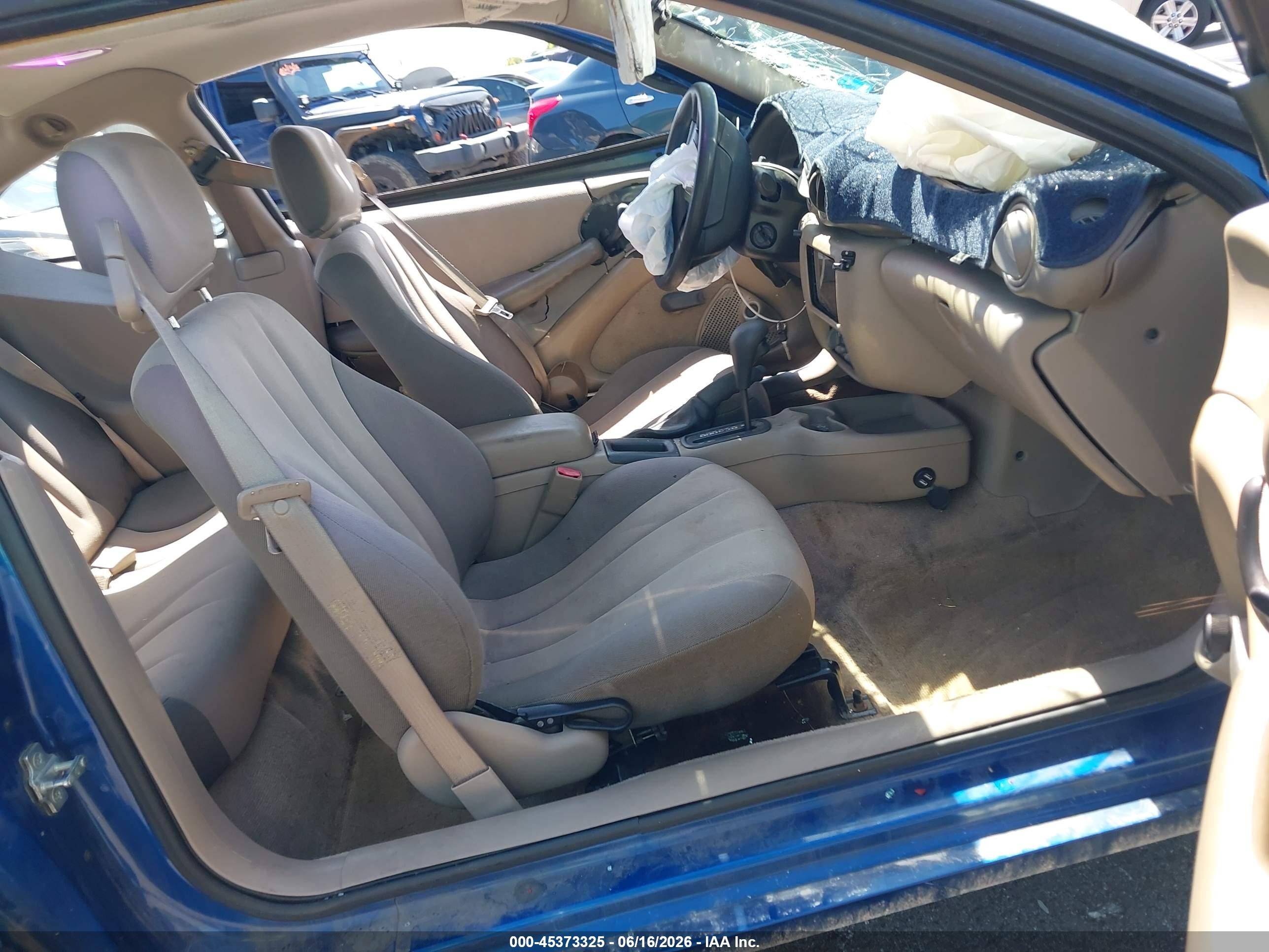 2005 Pontiac Sunfire   Blue vin: 3G2JB12F45S114304