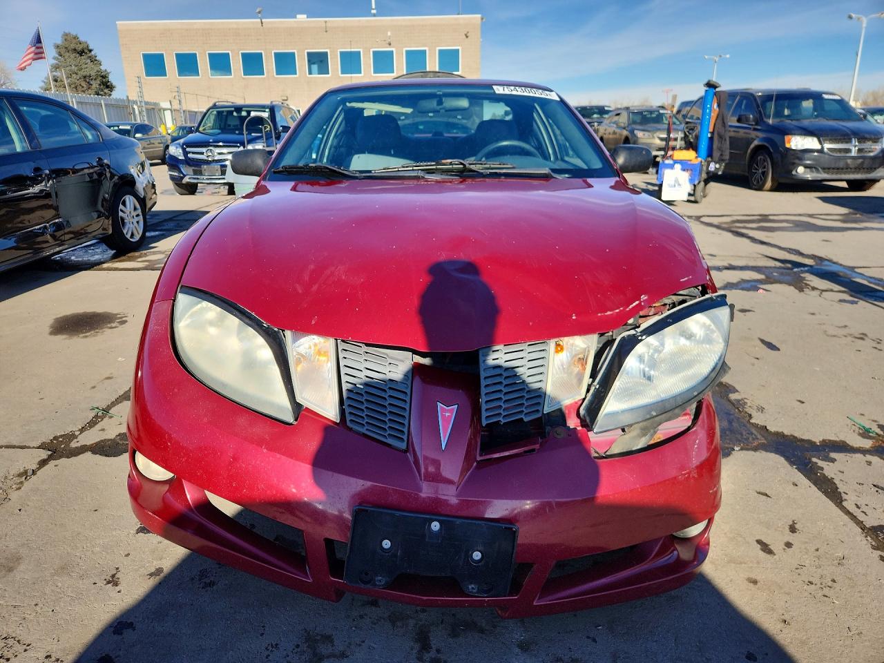 2005 Pontiac Sunfire Burgundy vin: 3G2JB12F45S117199