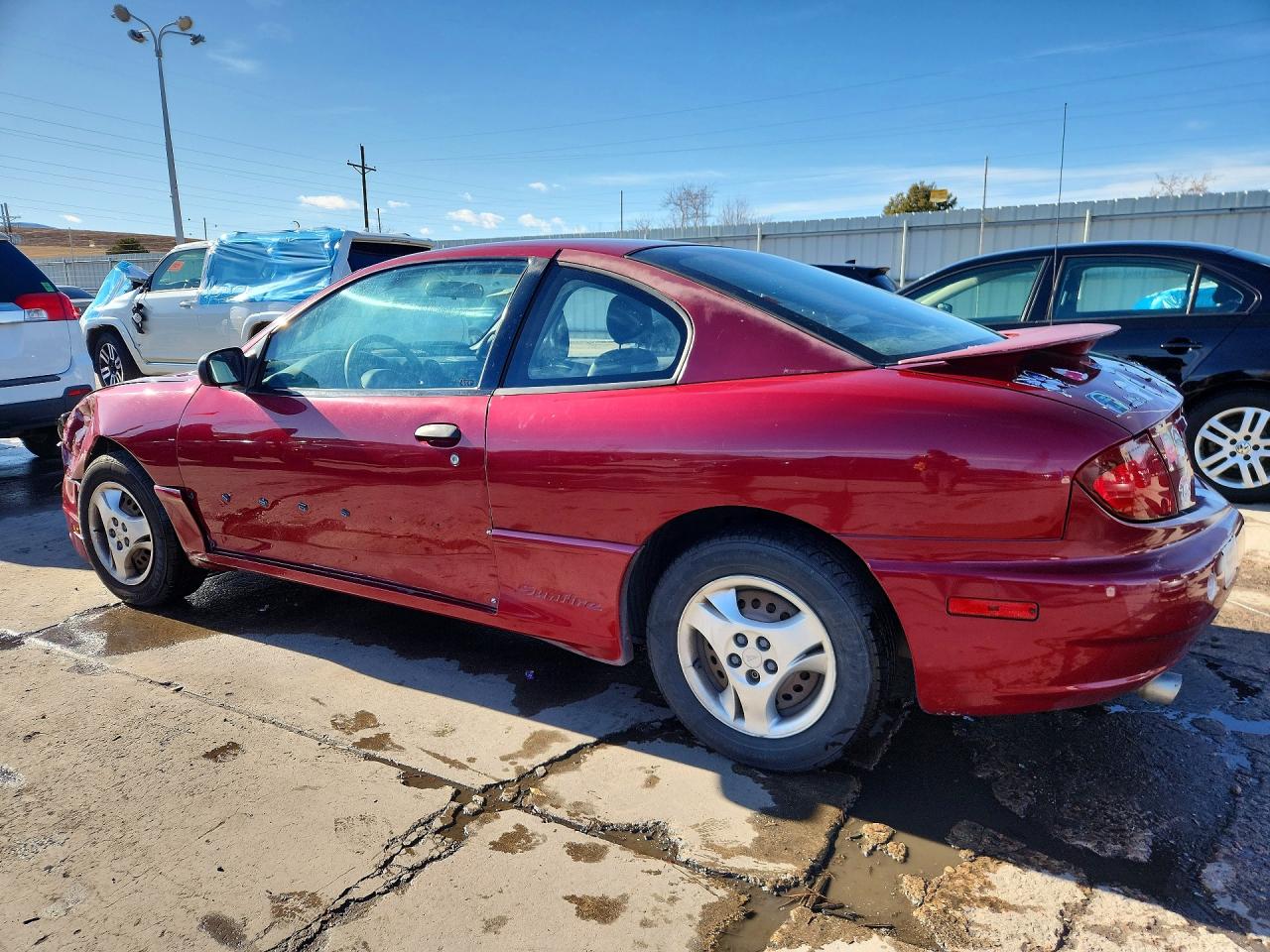 2005 Pontiac Sunfire Burgundy vin: 3G2JB12F45S117199