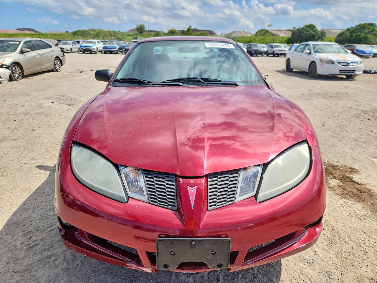 2005 Pontiac Sunfire Burgundy vin: 3G2JB12F45S142328