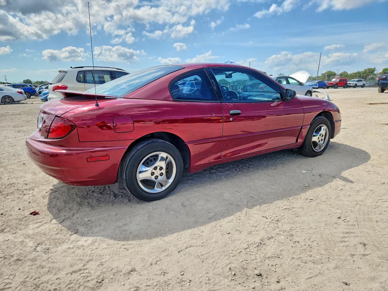 2005 Pontiac Sunfire Burgundy vin: 3G2JB12F45S142328