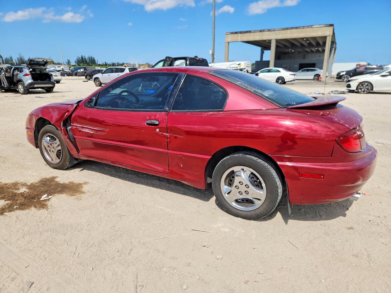 2005 Pontiac Sunfire Burgundy vin: 3G2JB12F45S142328