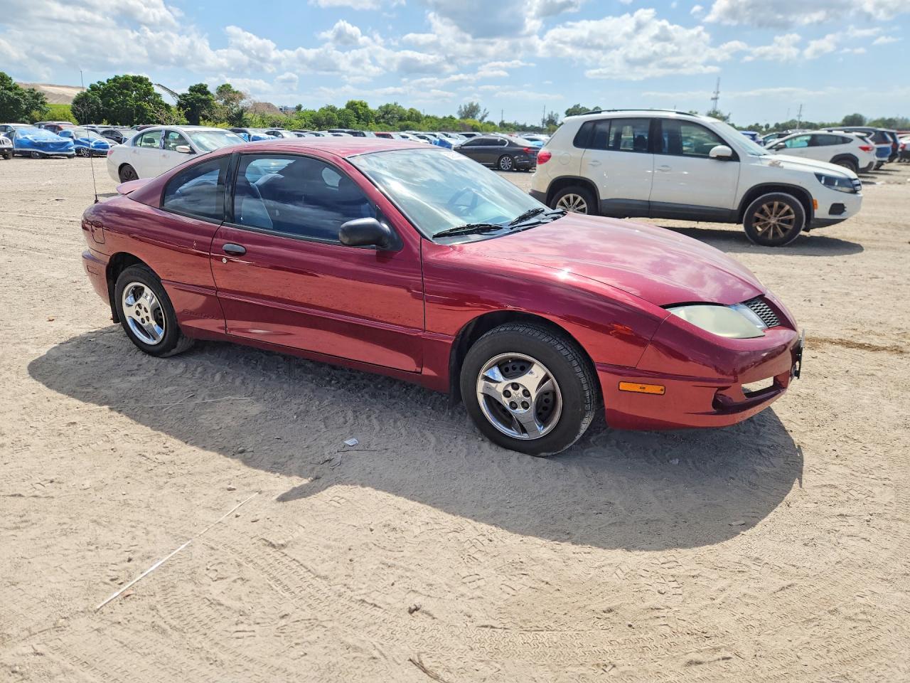 2005 Pontiac Sunfire Burgundy vin: 3G2JB12F45S142328