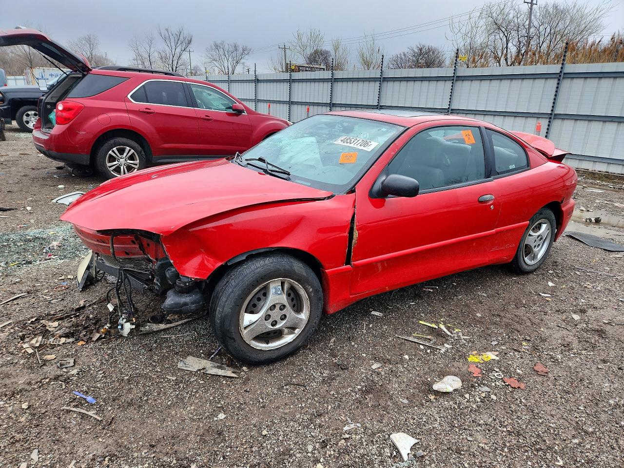 2005 Pontiac Sunfire Red vin: 3G2JB12F45S150204