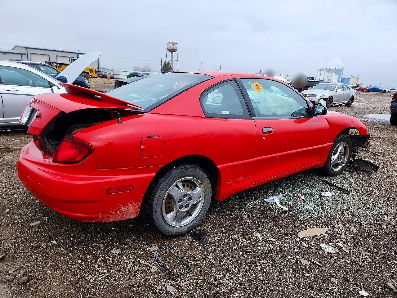 2005 Pontiac Sunfire Red vin: 3G2JB12F45S150204