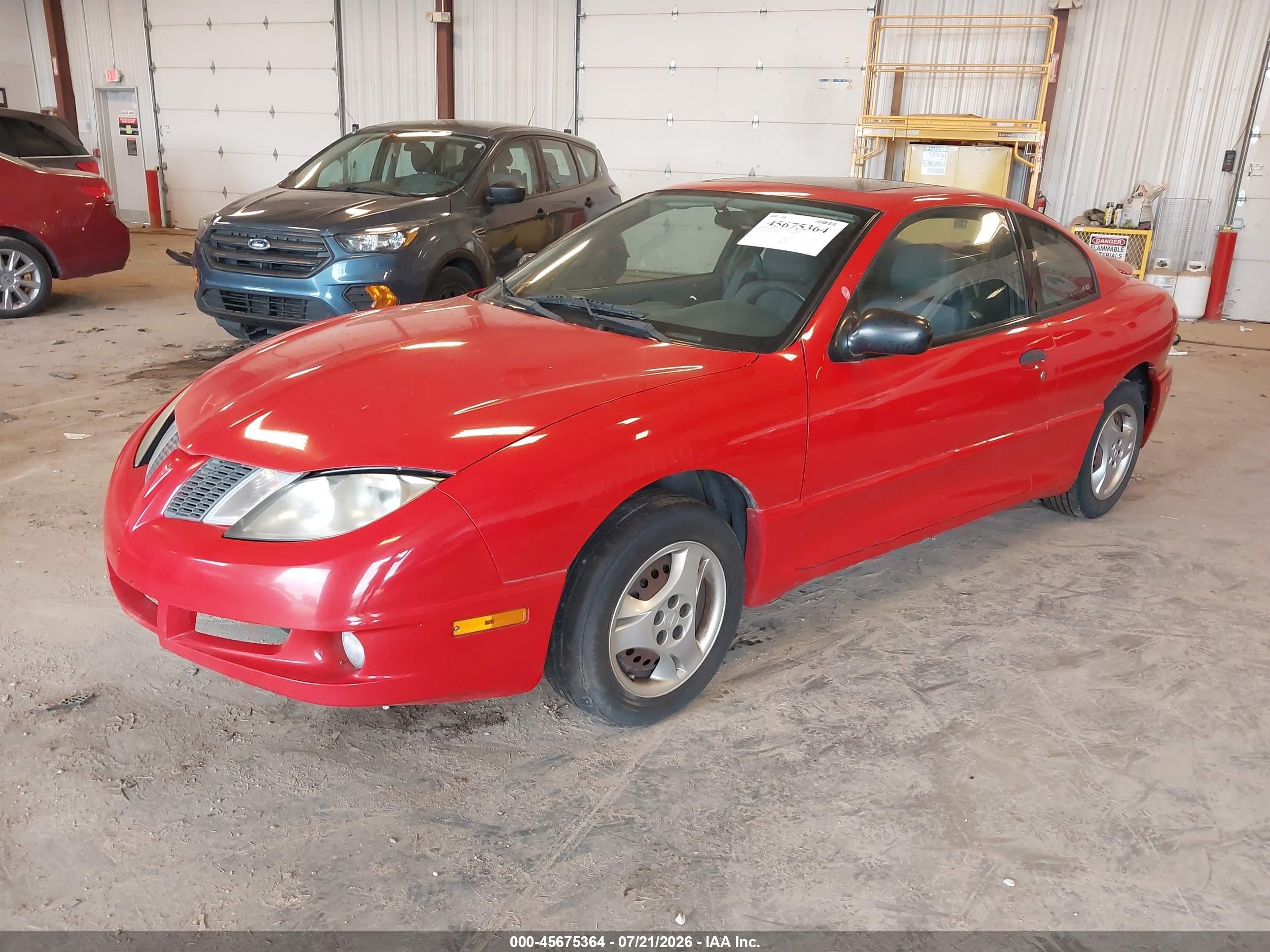 2005 Pontiac Sunfire   Red vin: 3G2JB12F85S113219