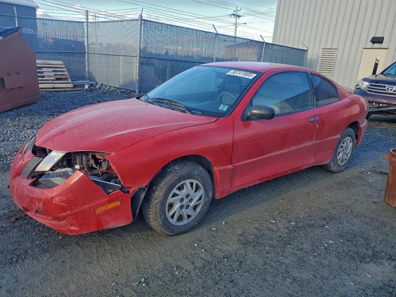 2004 Pontiac Sunfire Red vin: 3G2JB12F94S100333