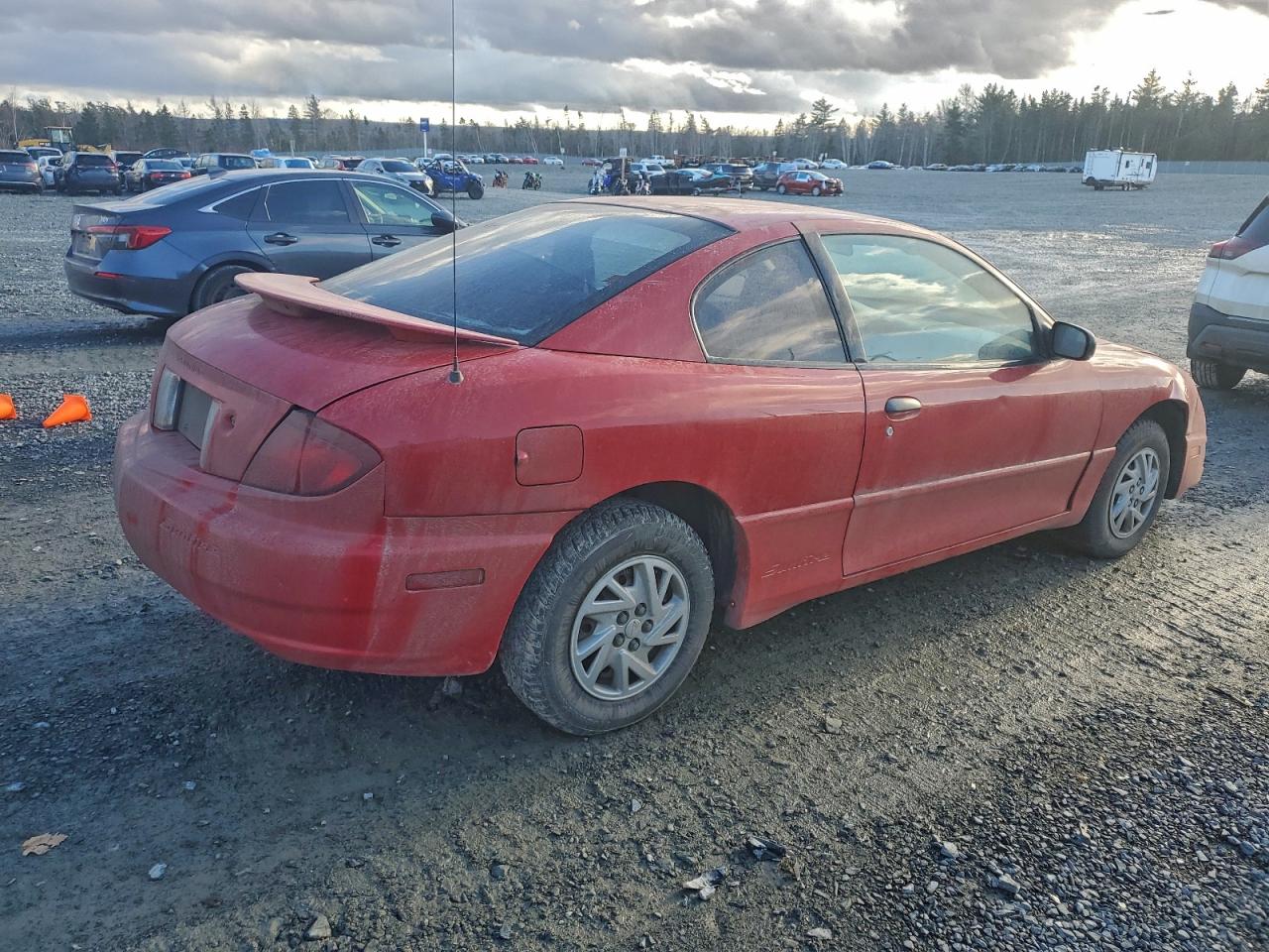 2004 Pontiac Sunfire Red vin: 3G2JB12F94S100333