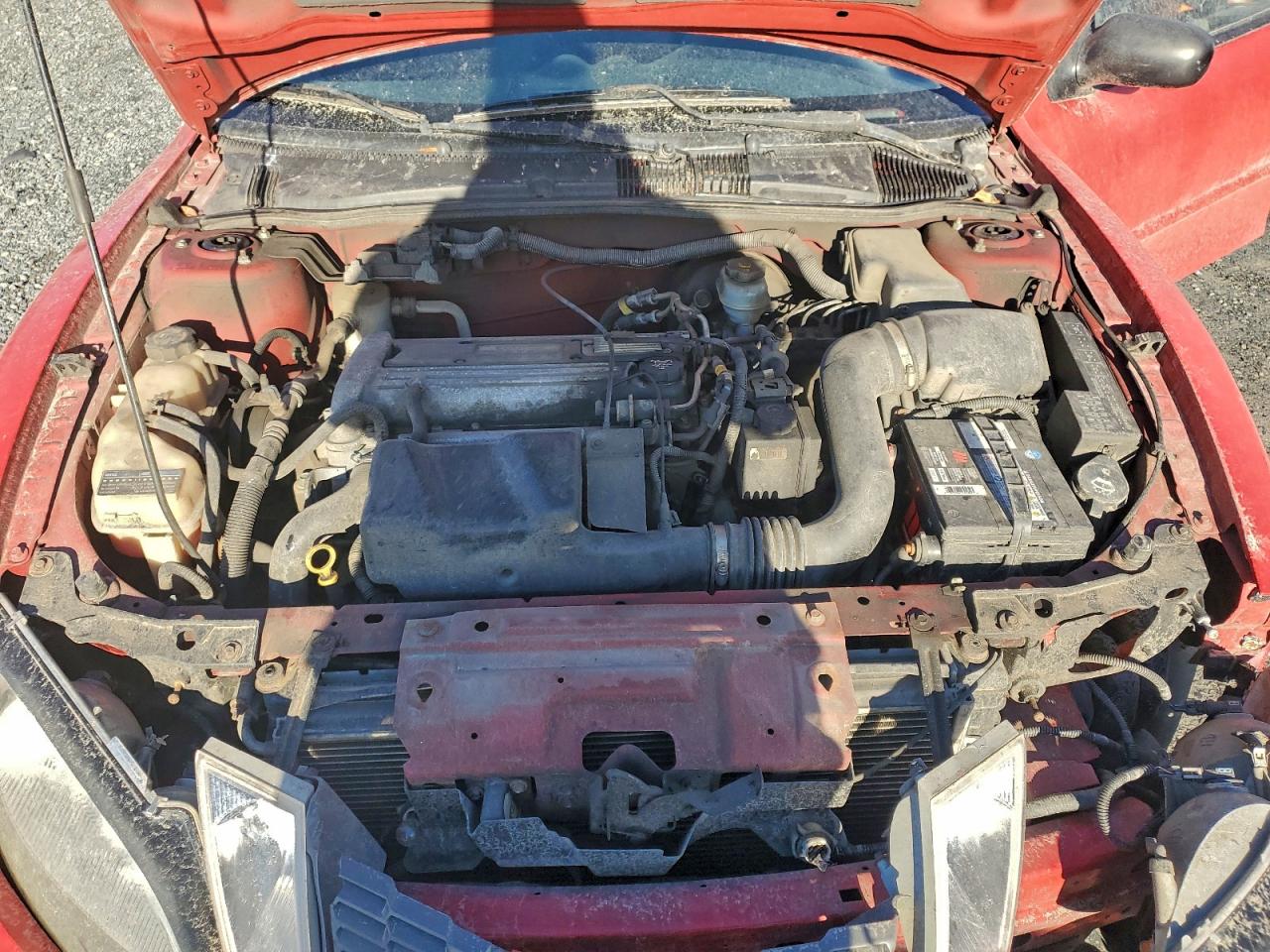 2004 Pontiac Sunfire Red vin: 3G2JB12F94S100333