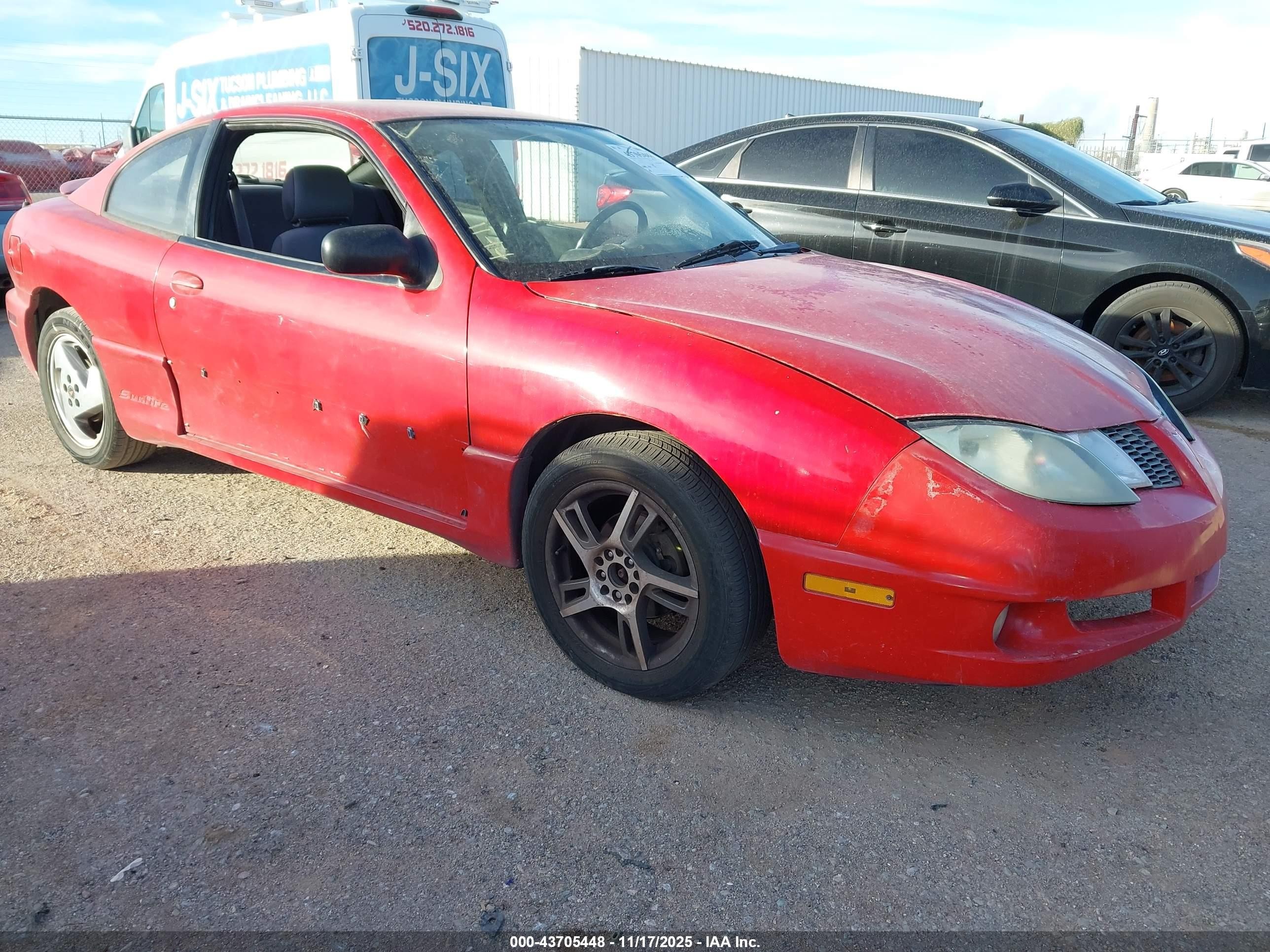 2004 Pontiac Sunfire   Red vin: 3G2JB12F94S162315