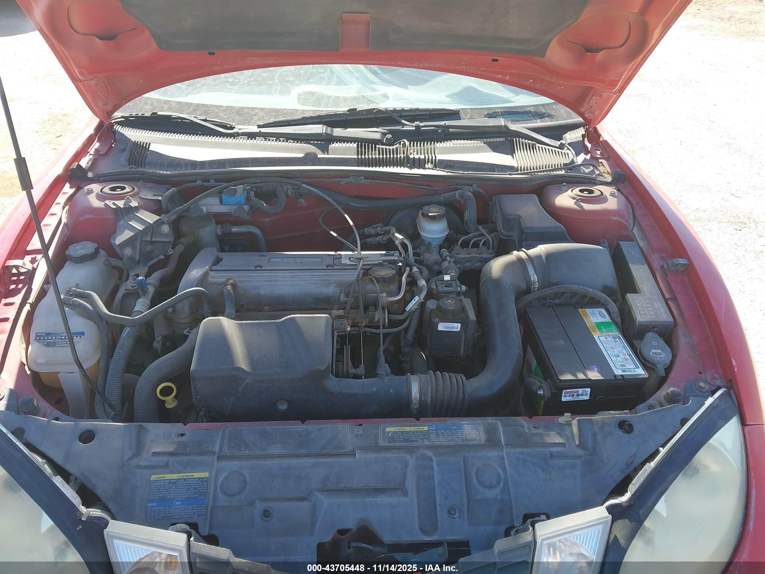2004 Pontiac Sunfire   Red vin: 3G2JB12F94S162315