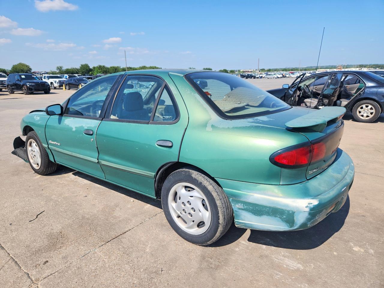 1999 Pontiac Sunfire Se Green vin: 3G2JB5241XS801944