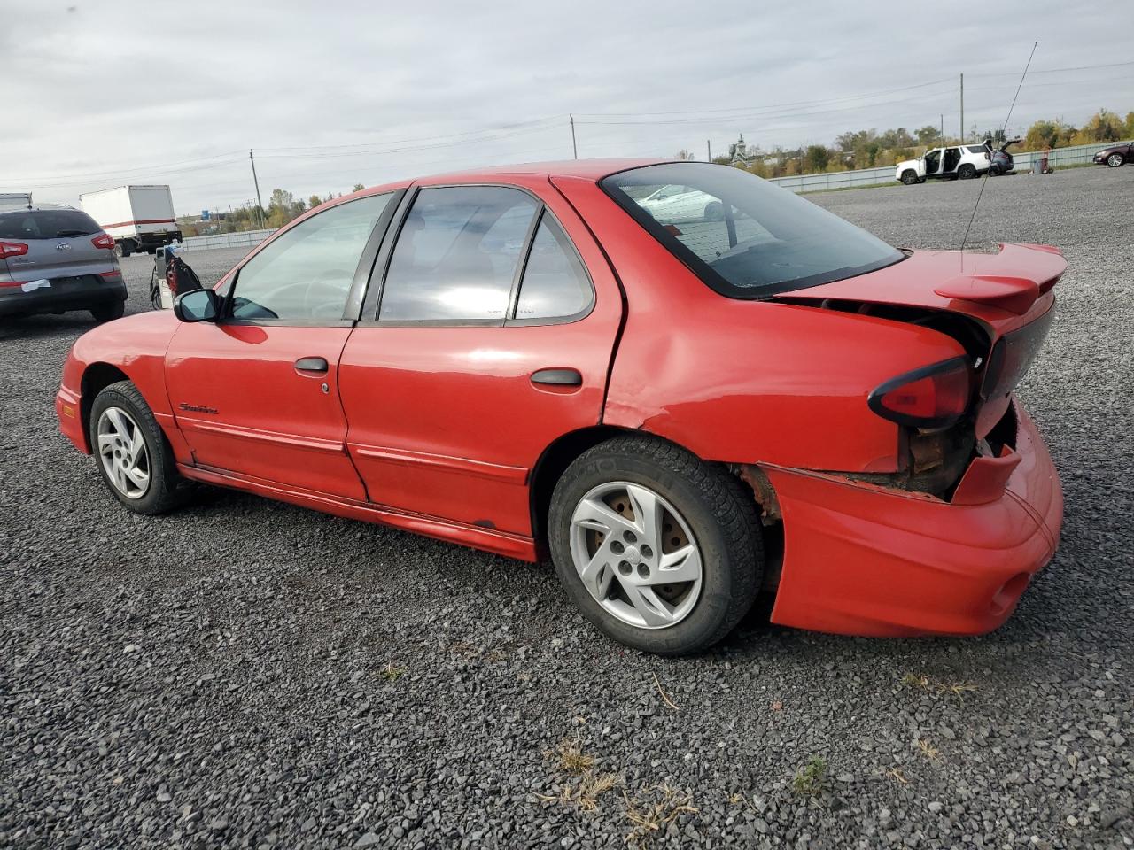 2001 Pontiac Sunfire Se Red vin: 3G2JB52491S145113