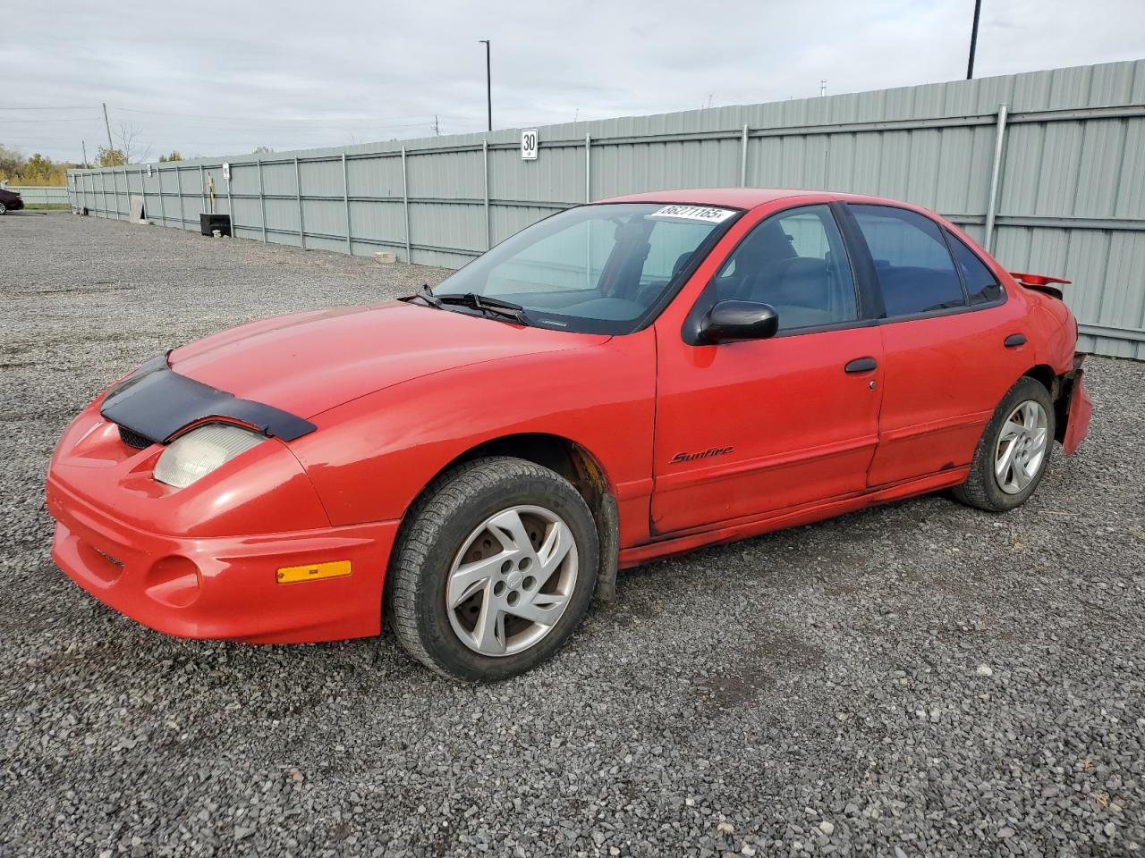 2001 Pontiac Sunfire Se Red vin: 3G2JB52491S145113