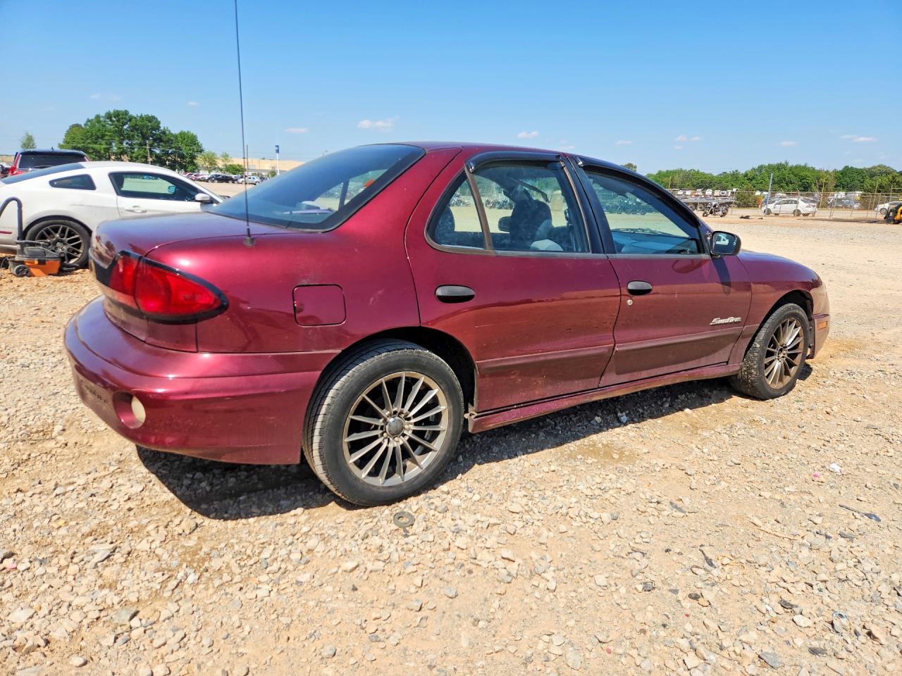 2004 Pontiac Sunfire Sl Maroon vin: 3G2JB52F14S176264