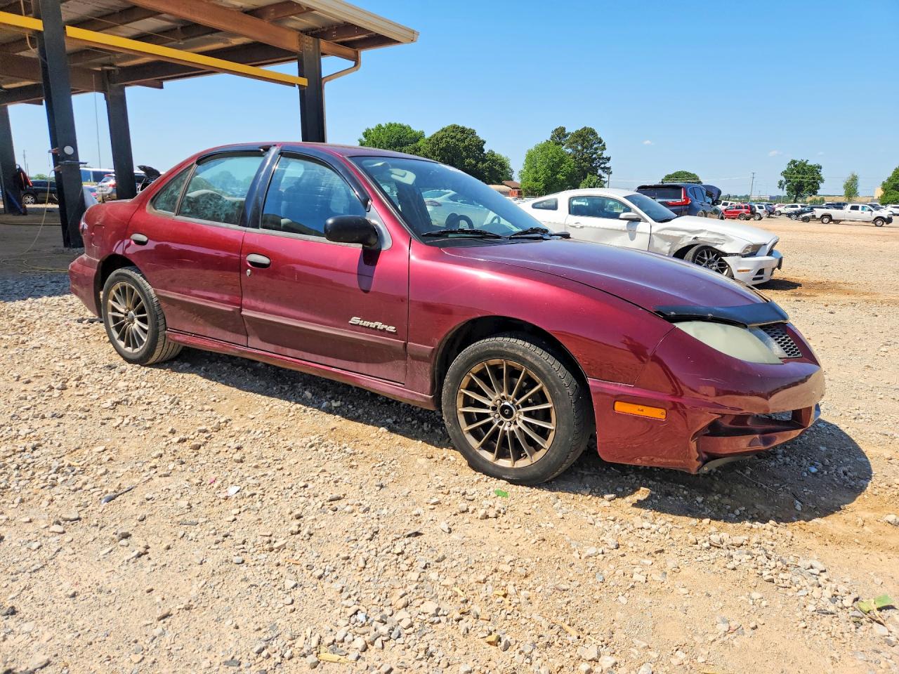 2004 Pontiac Sunfire Sl Maroon vin: 3G2JB52F14S176264