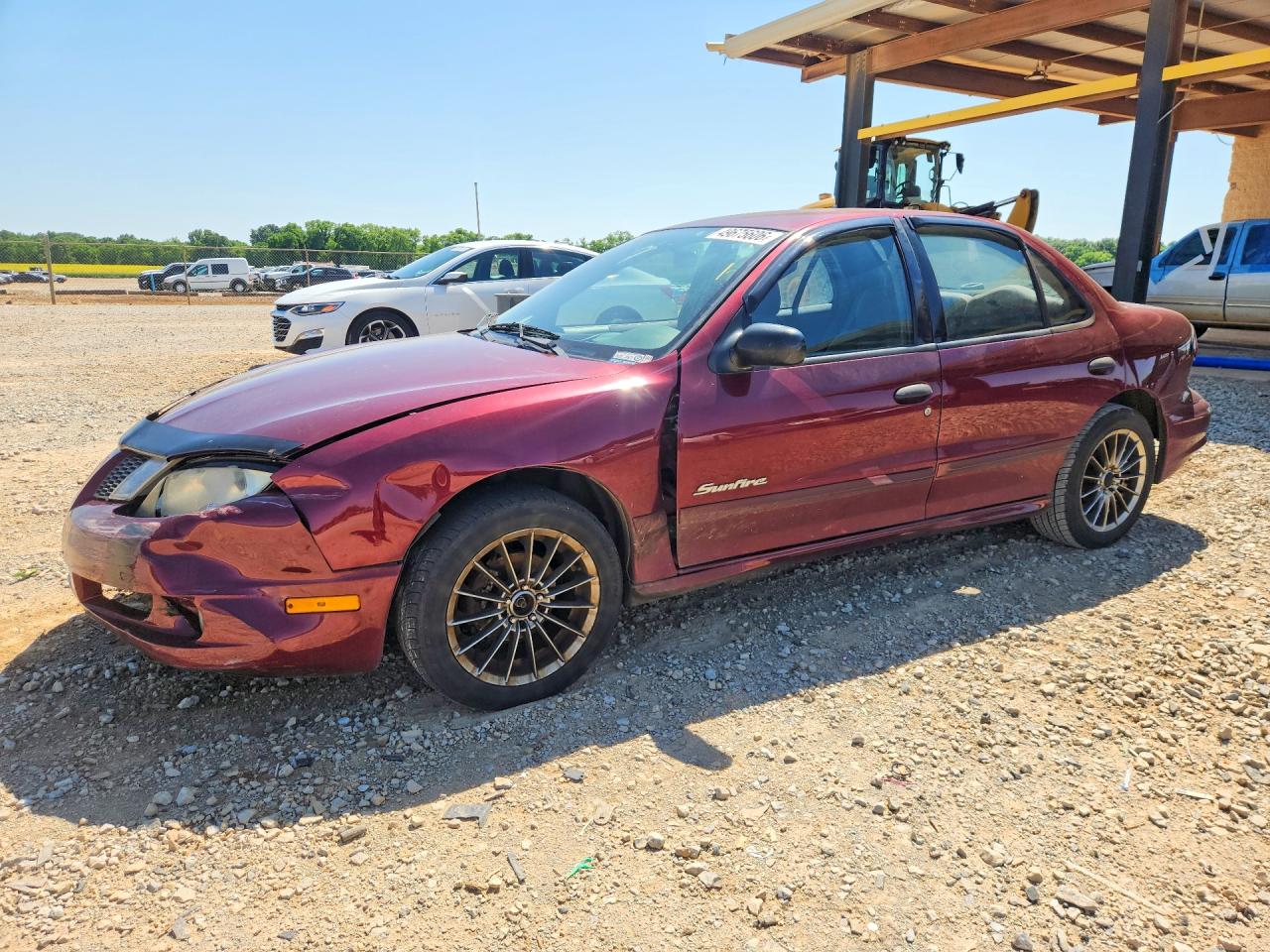 2004 Pontiac Sunfire Sl Maroon vin: 3G2JB52F14S176264