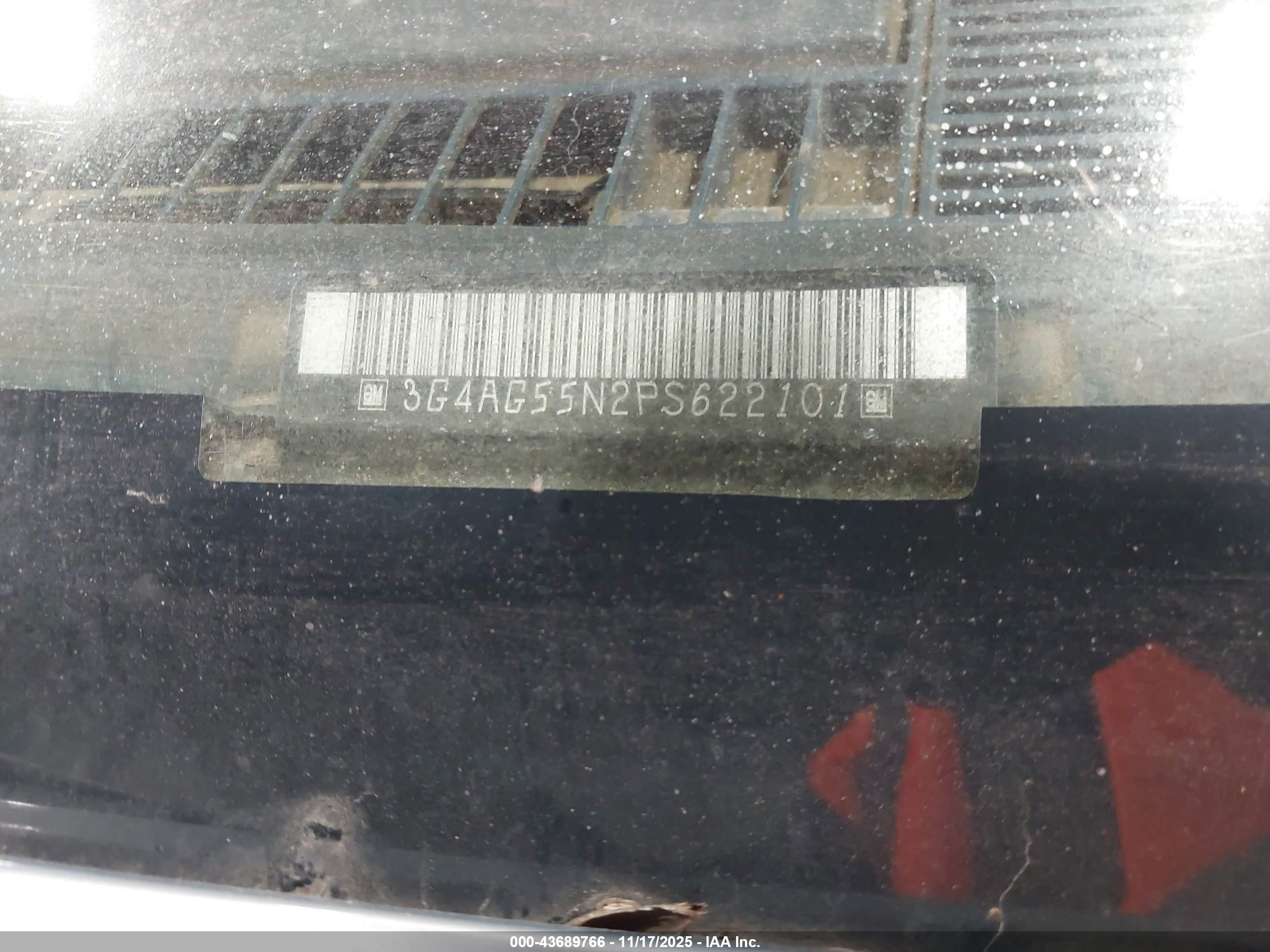 1993 Buick Century Special Blue vin: 3G4AG55N2PS622101