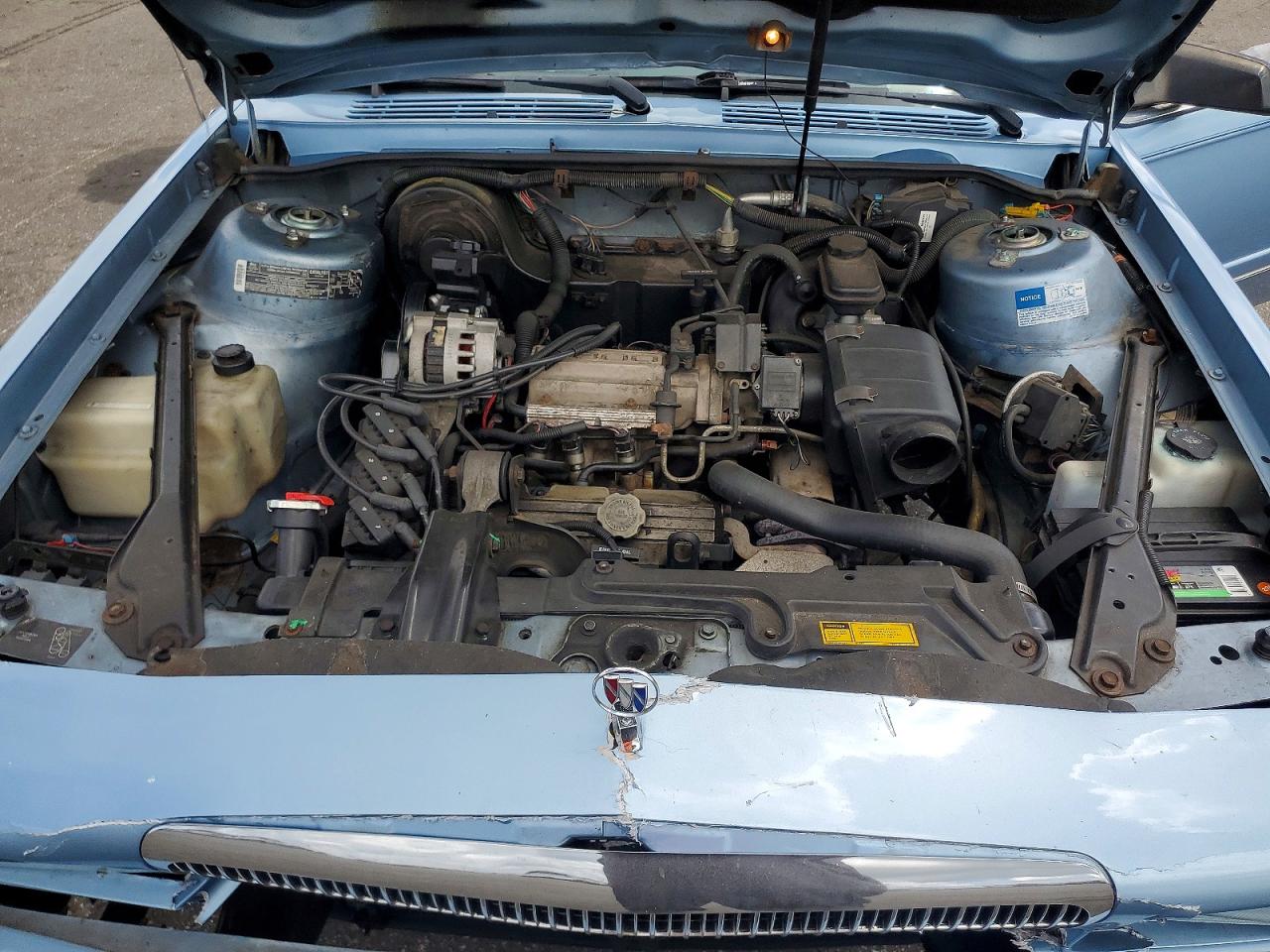 1993 Buick Century Special Blue vin: 3G4AG55N3PS625606