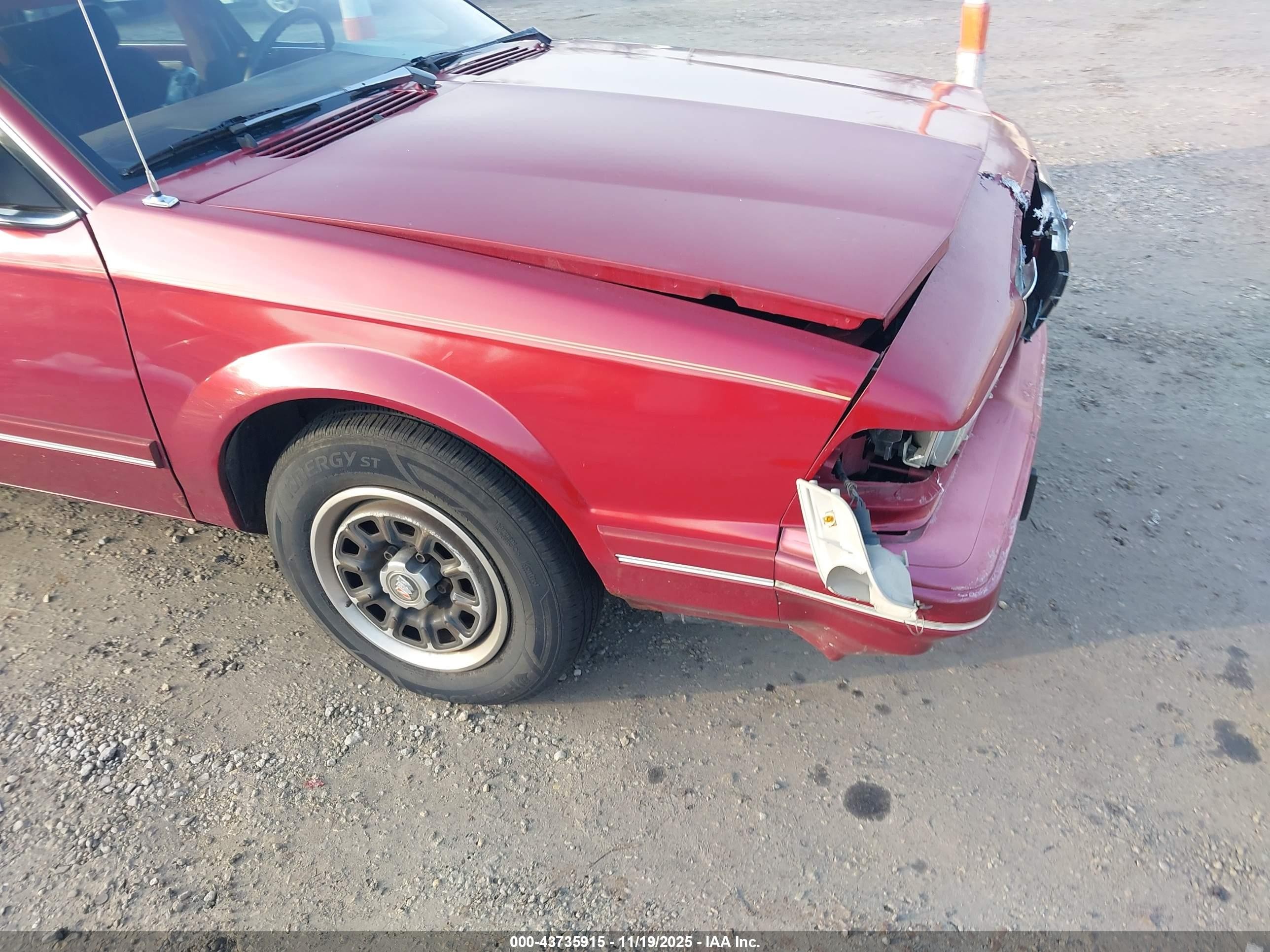 1993 Buick Century Special Красный vin: 3G4AG55N4PS635206