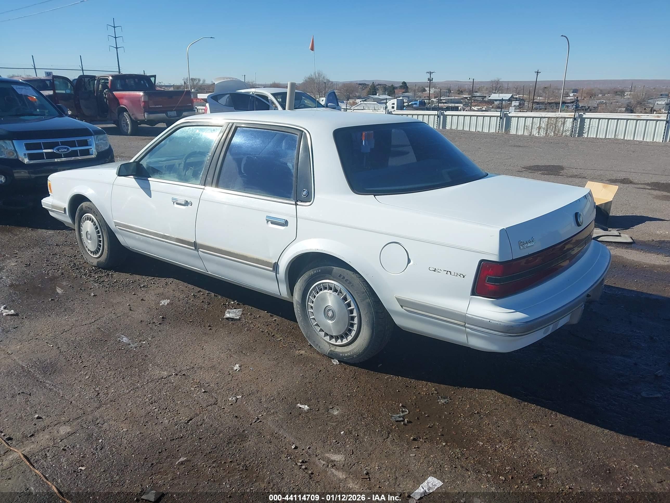 1993 Buick Century Special Белый vin: 3G4AG55NXPS628356