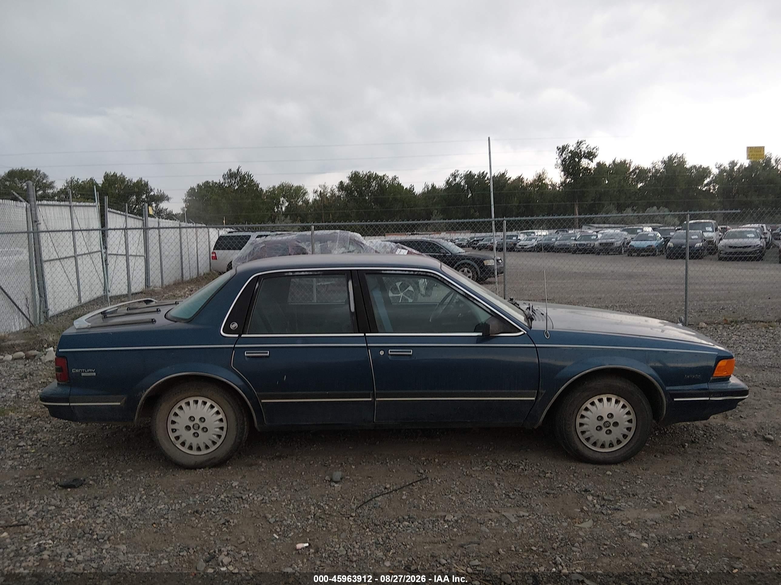 1990 Buick Century Limited Blue vin: 3G4AL54R1LS604229
