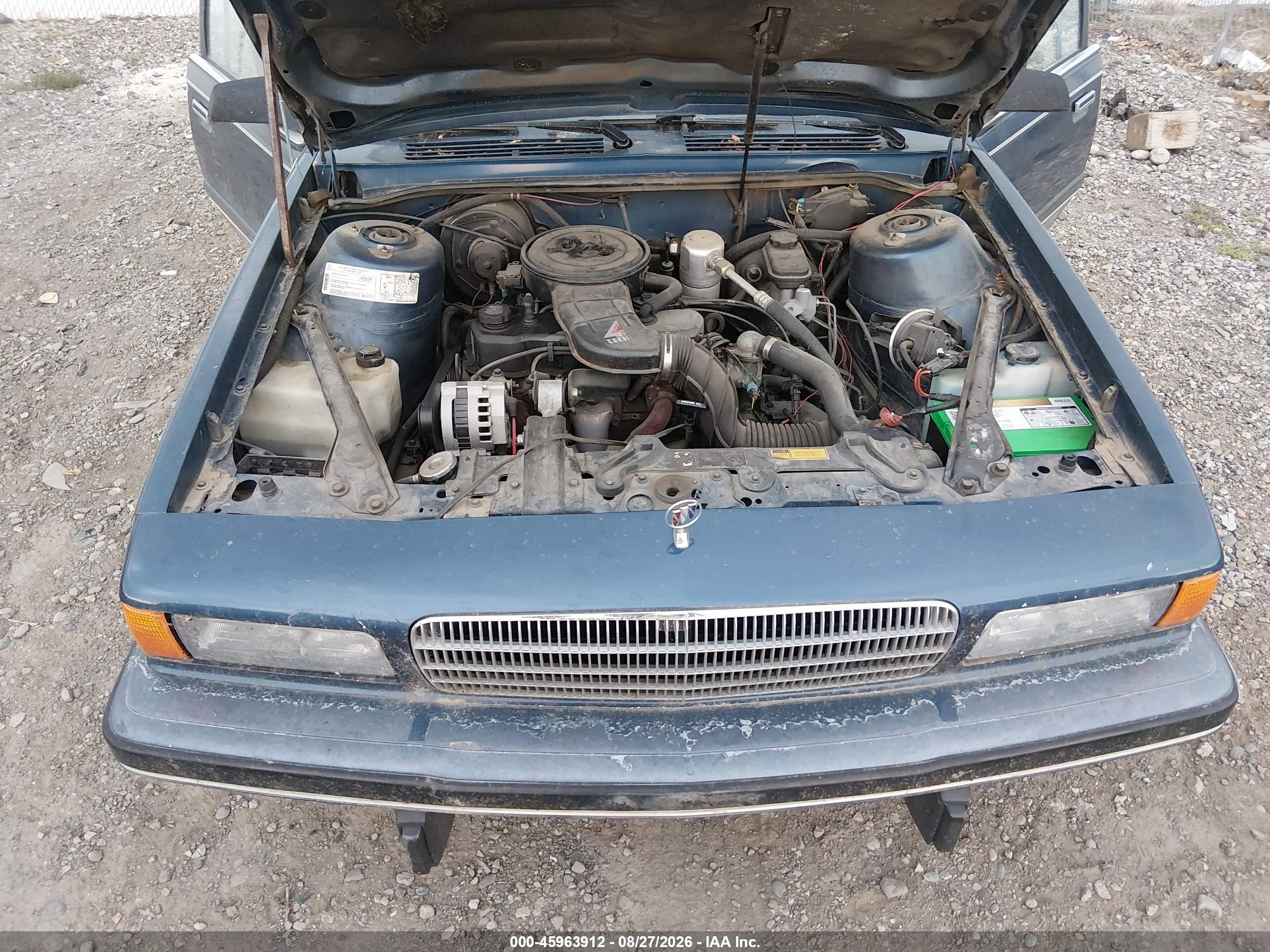 1990 Buick Century Limited Blue vin: 3G4AL54R1LS604229