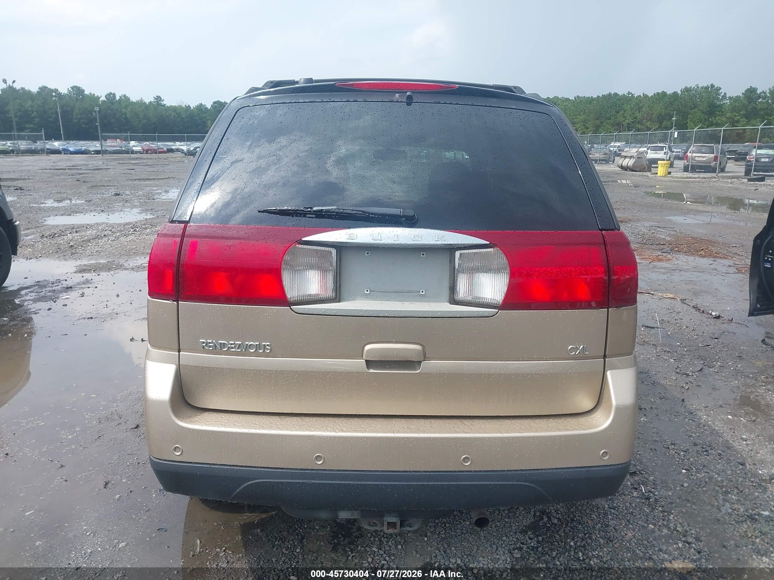 2006 Buick Rendezvous Cx Tan vin: 3G5DA03766S565501