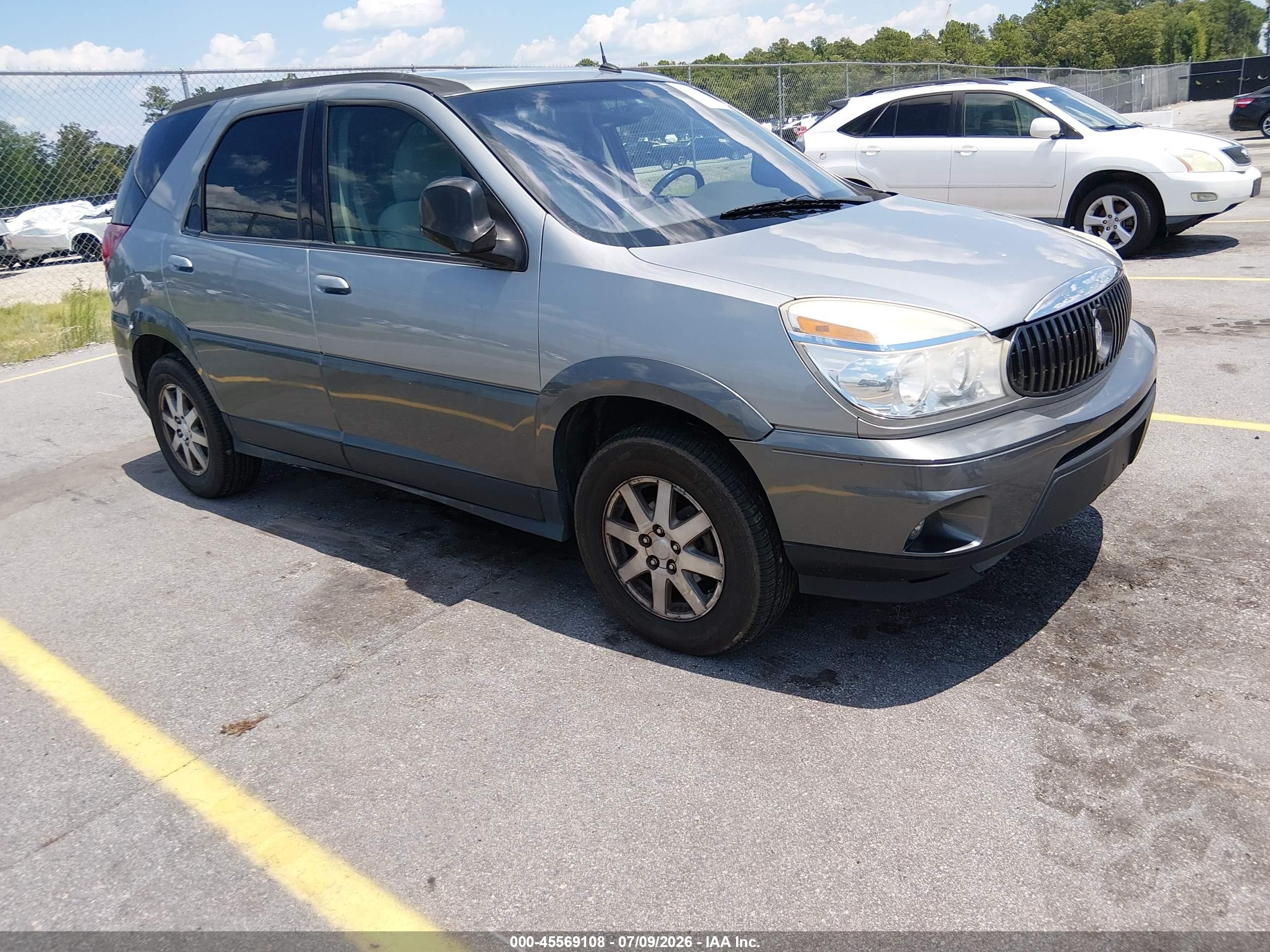 2004 Buick Rendezvous Cx Silver vin: 3G5DA03E04S572682