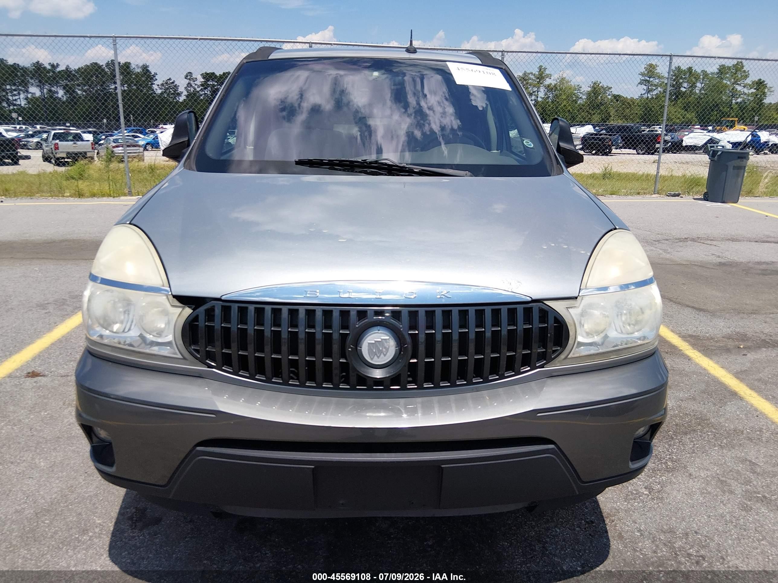 2004 Buick Rendezvous Cx Silver vin: 3G5DA03E04S572682