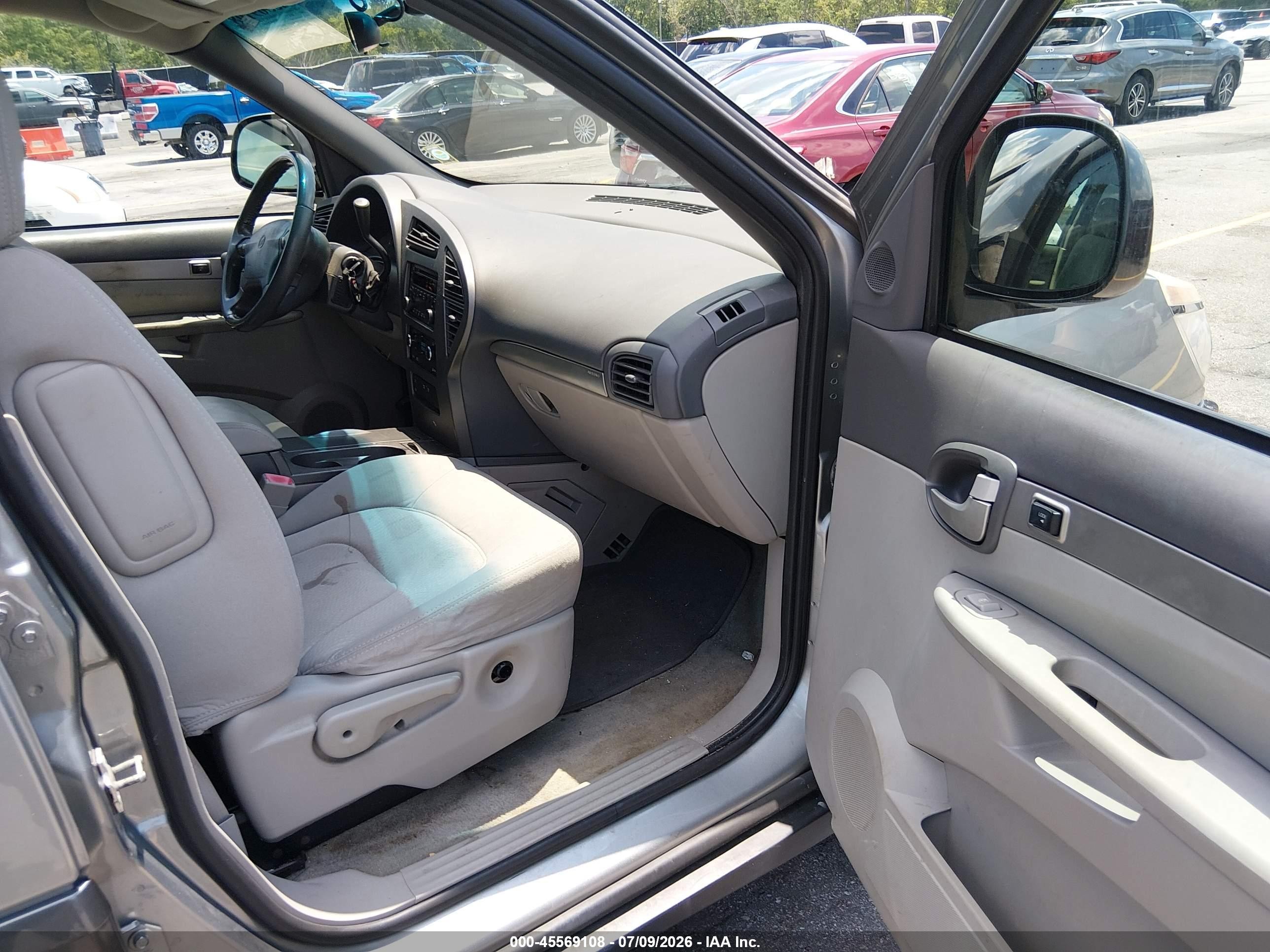 2004 Buick Rendezvous Cx Silver vin: 3G5DA03E04S572682