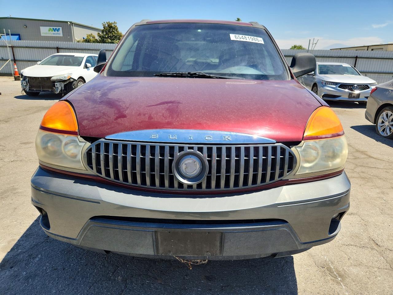 2002 Buick Rendezvous Cx Maroon vin: 3G5DA03E12S546184