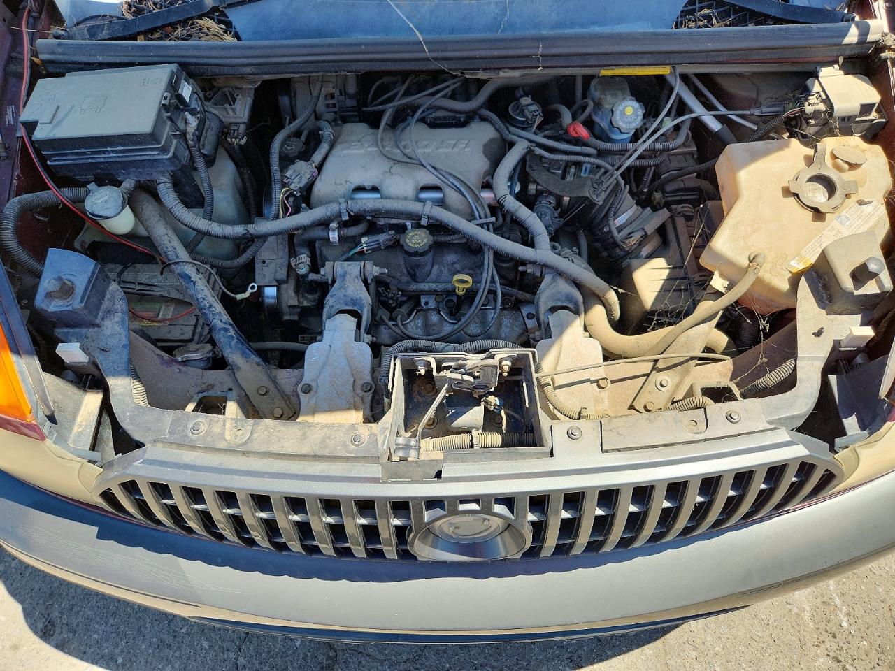2002 Buick Rendezvous Cx Maroon vin: 3G5DA03E12S546184
