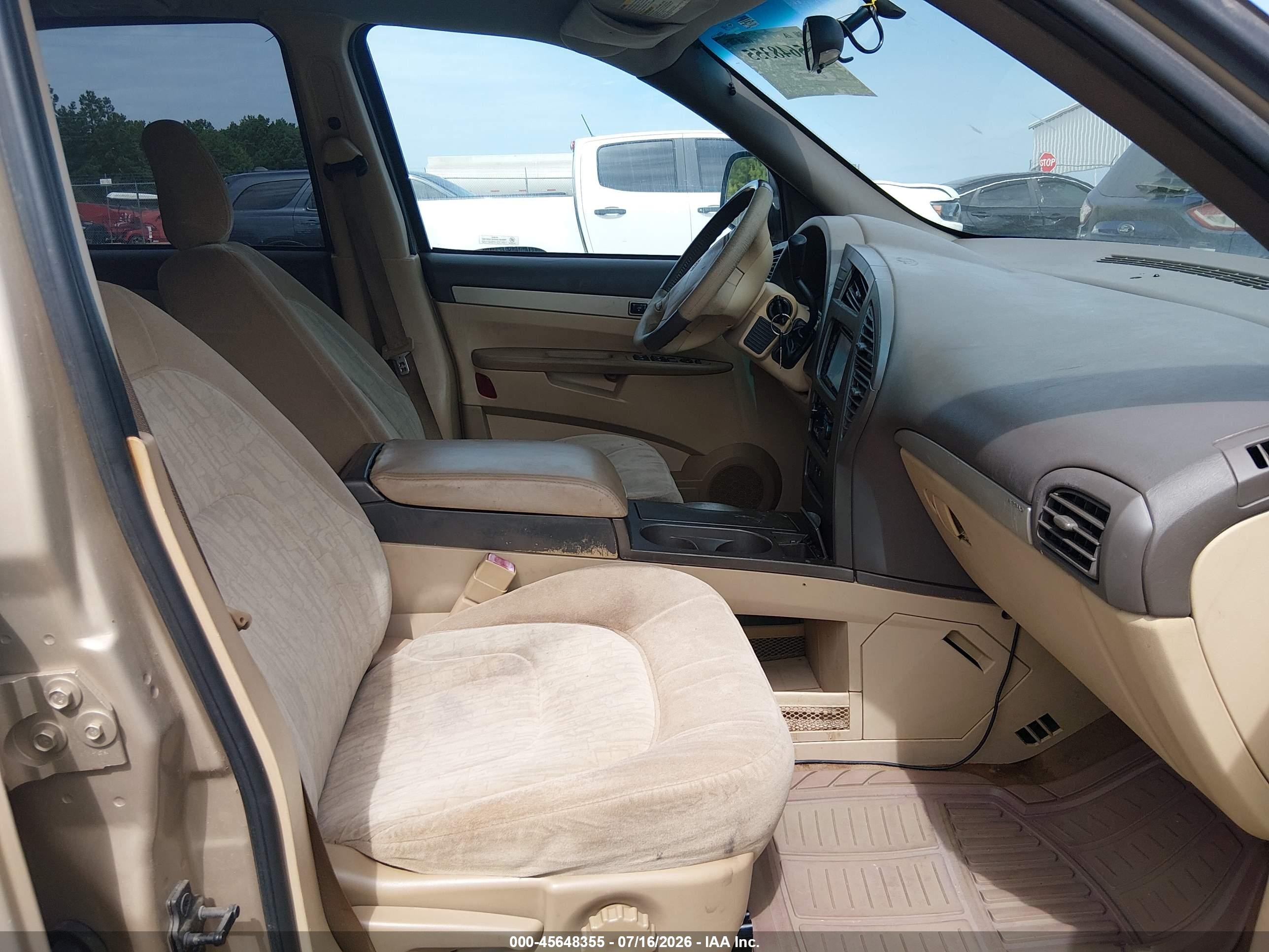 2003 Buick Rendezvous Cx Gold vin: 3G5DA03E13S597279