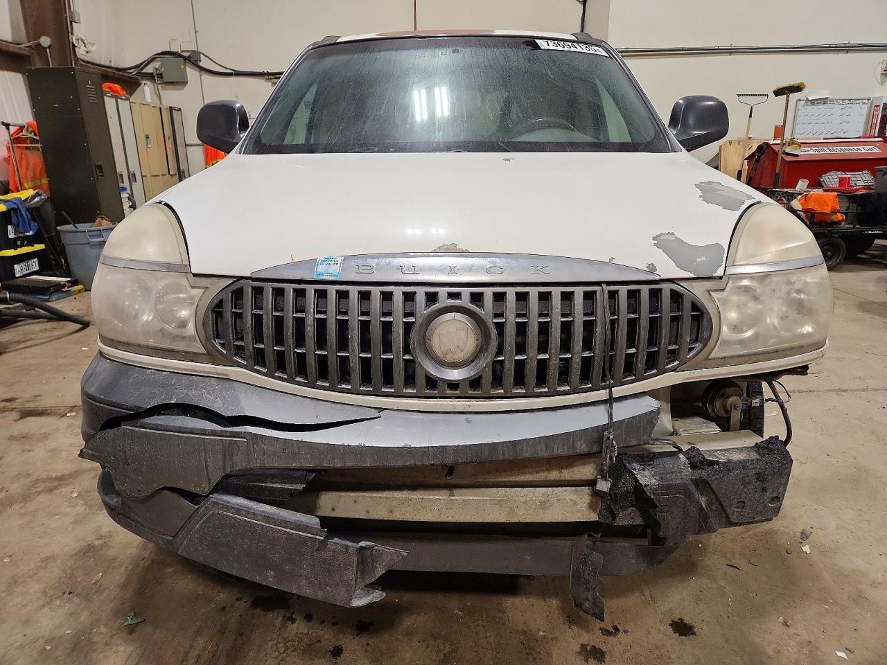 2003 Buick Rendezvous Cx White vin: 3G5DA03E23S568910