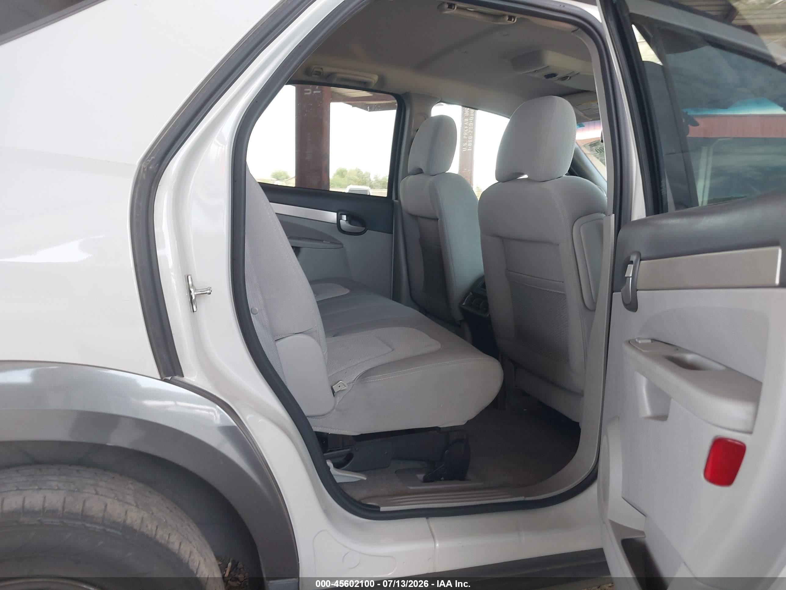 2004 Buick Rendezvous Cx White vin: 3G5DA03E24S553700