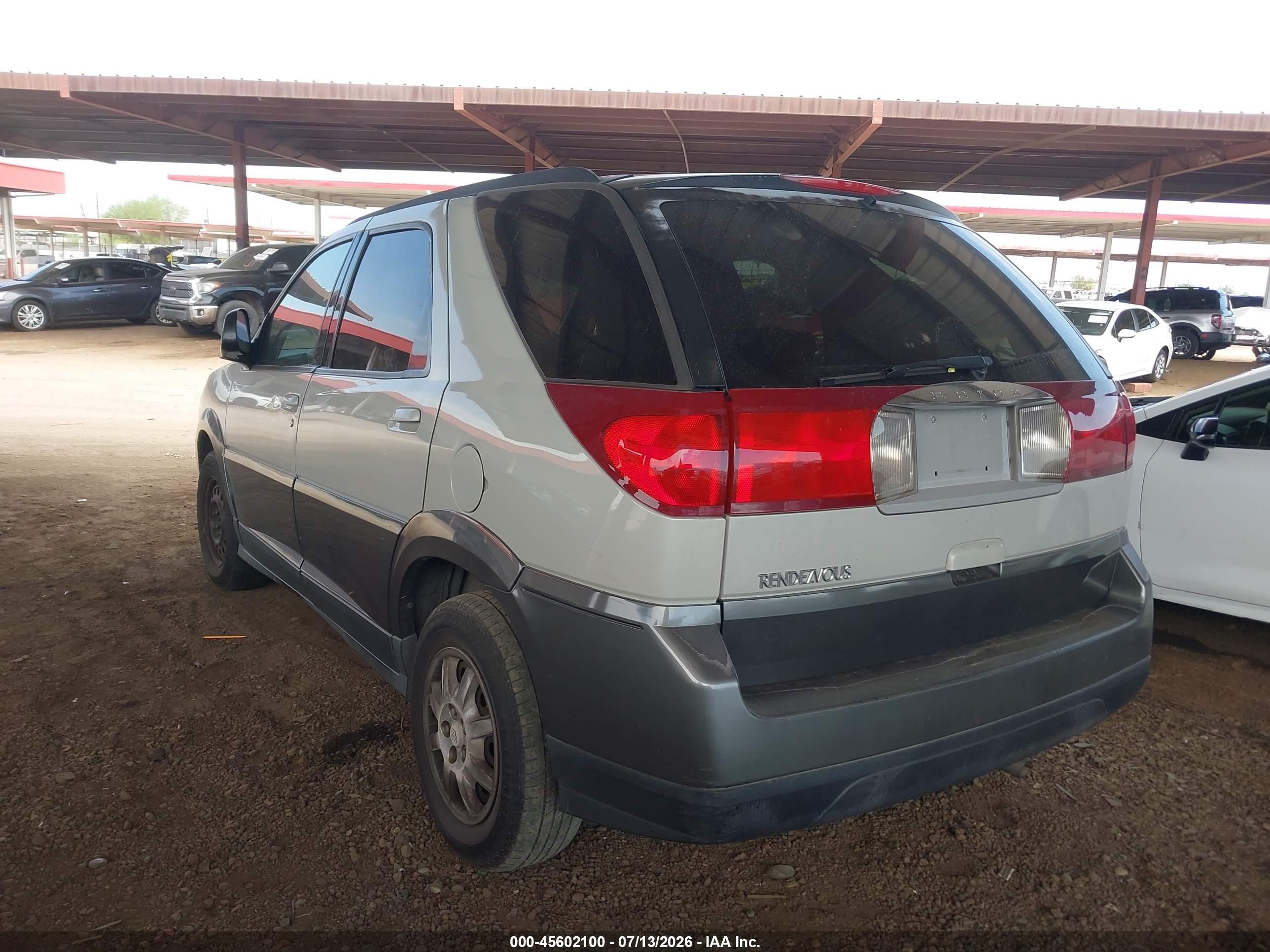 2004 Buick Rendezvous Cx White vin: 3G5DA03E24S553700