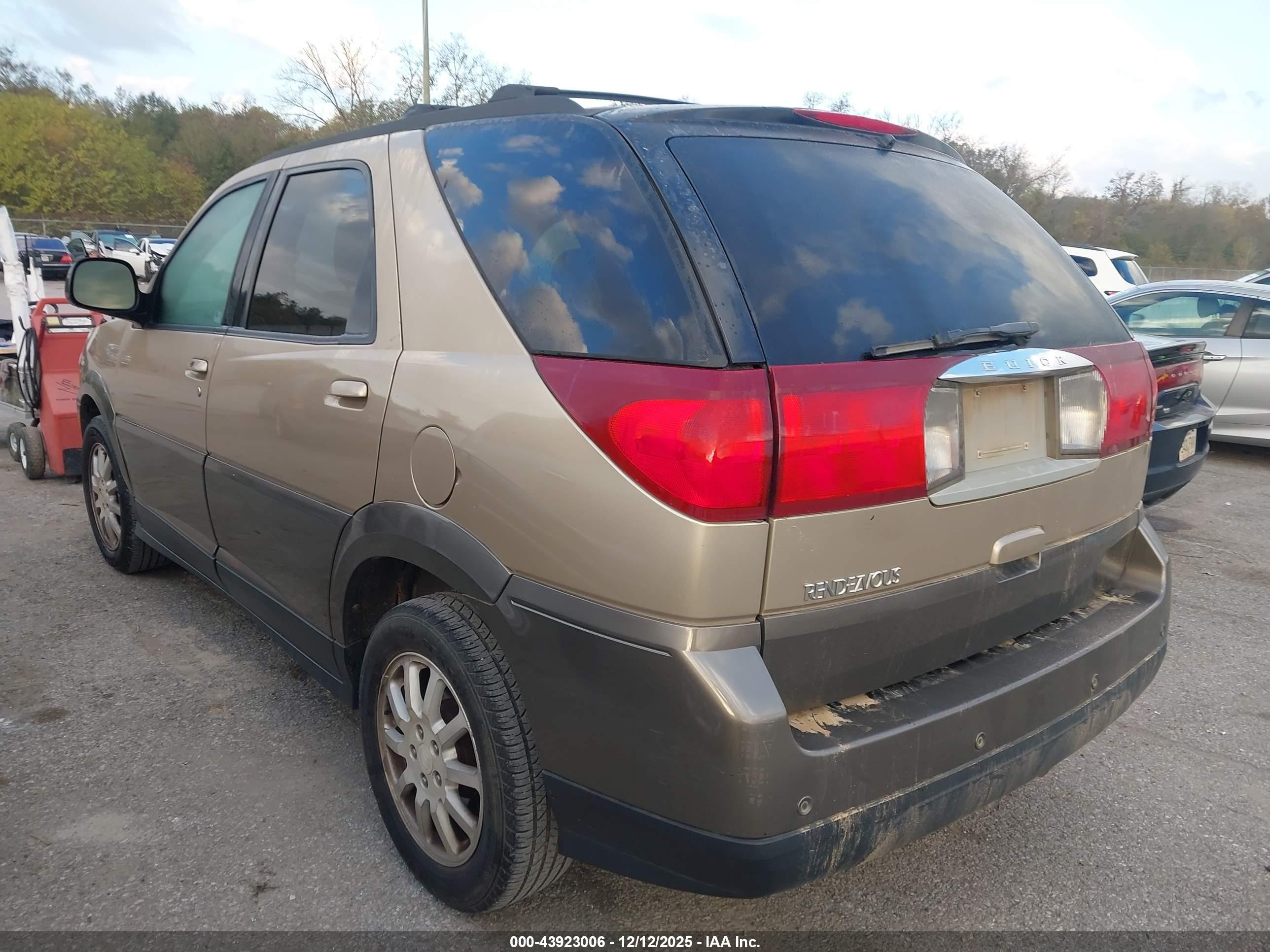 2005 Buick Rendezvous Cx Brown vin: 3G5DA03E25S510461