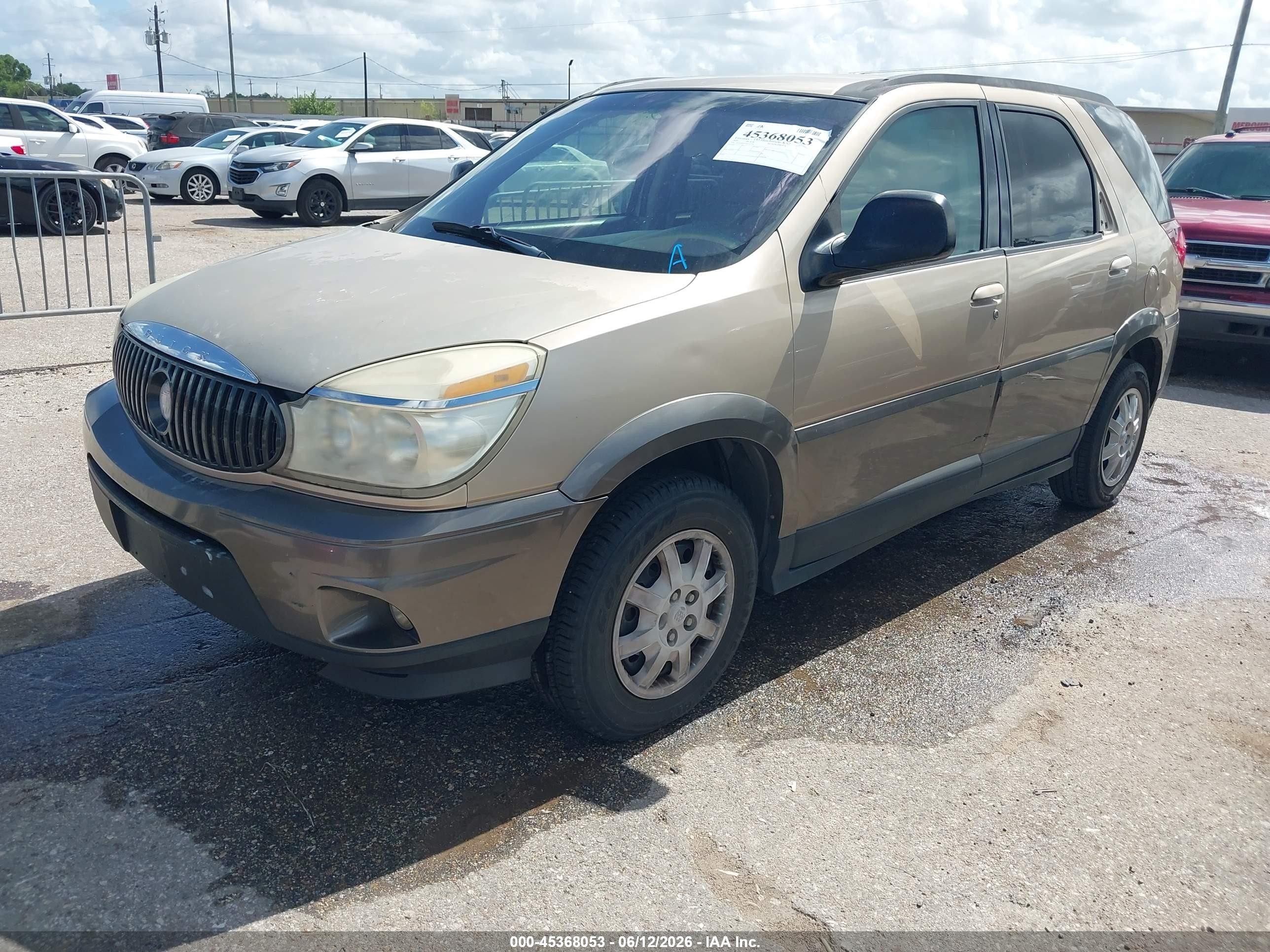 2004 Buick Rendezvous Cx Gold vin: 3G5DA03E34S555326