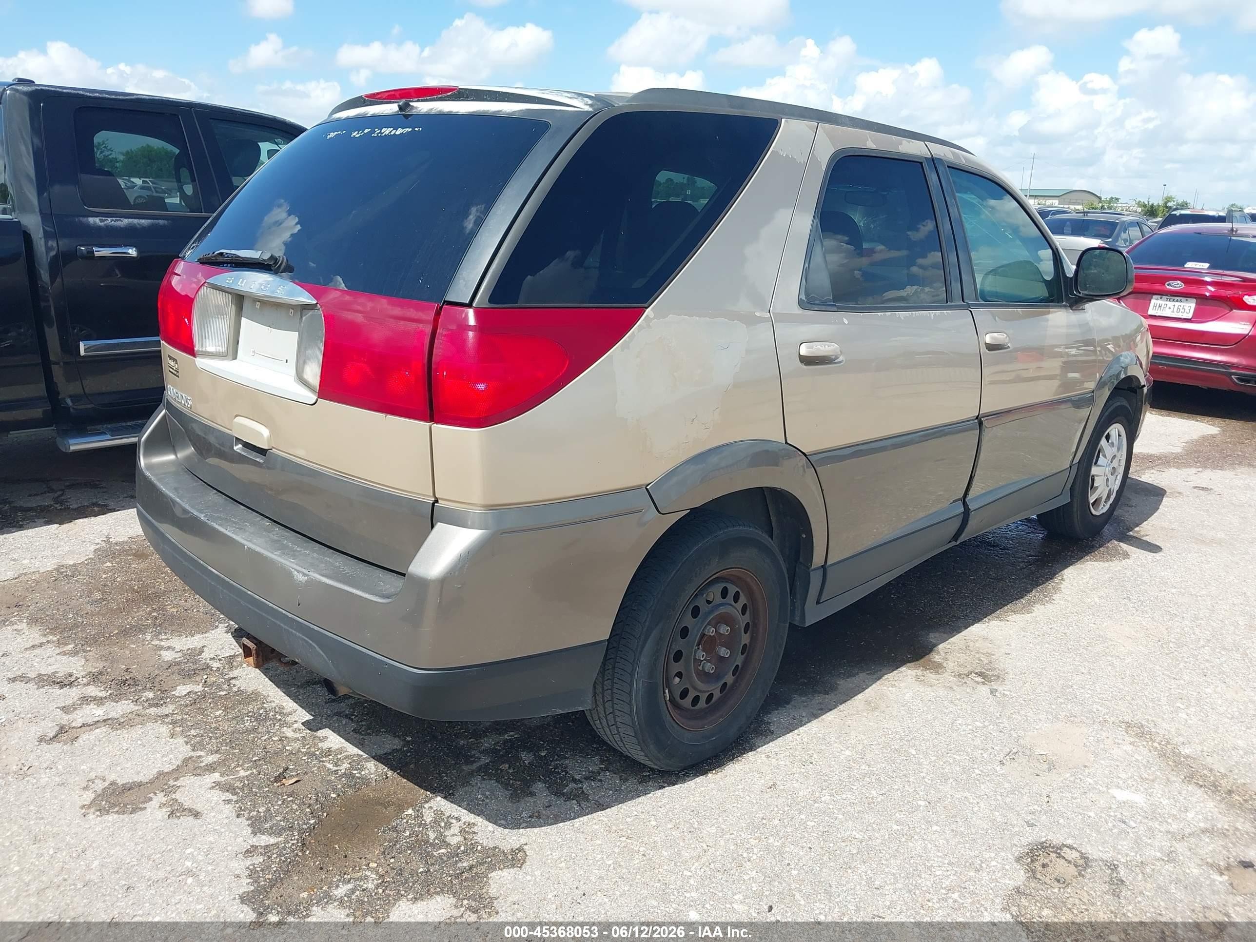 2004 Buick Rendezvous Cx Gold vin: 3G5DA03E34S555326