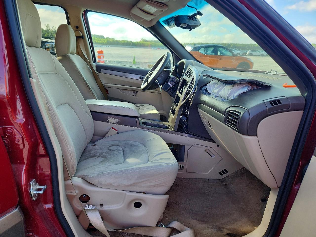 2005 Buick Rendezvous Cx Burgundy vin: 3G5DA03E35S564691