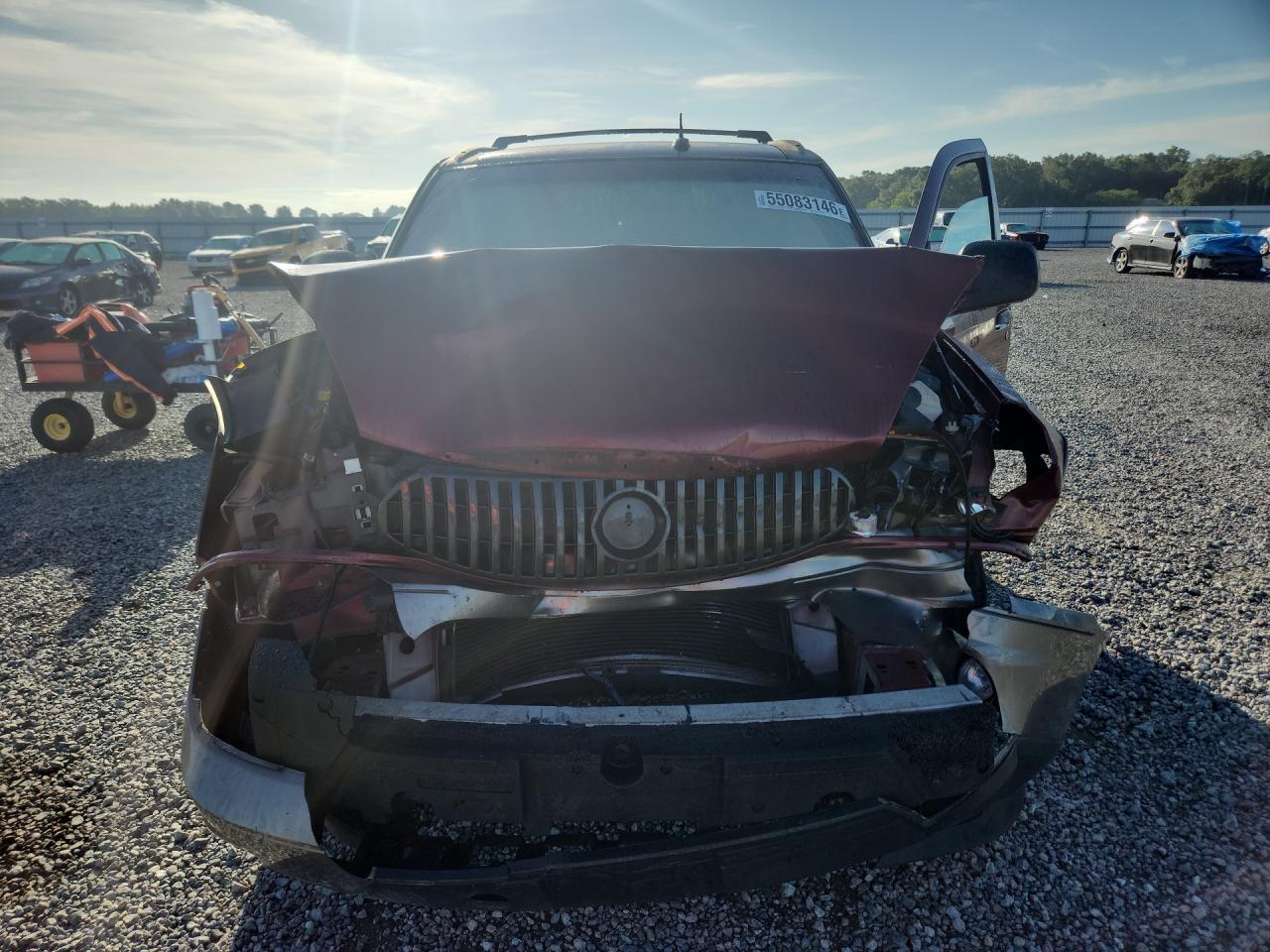 2003 Buick Rendezvous Cx Burgundy vin: 3G5DA03E43S570593