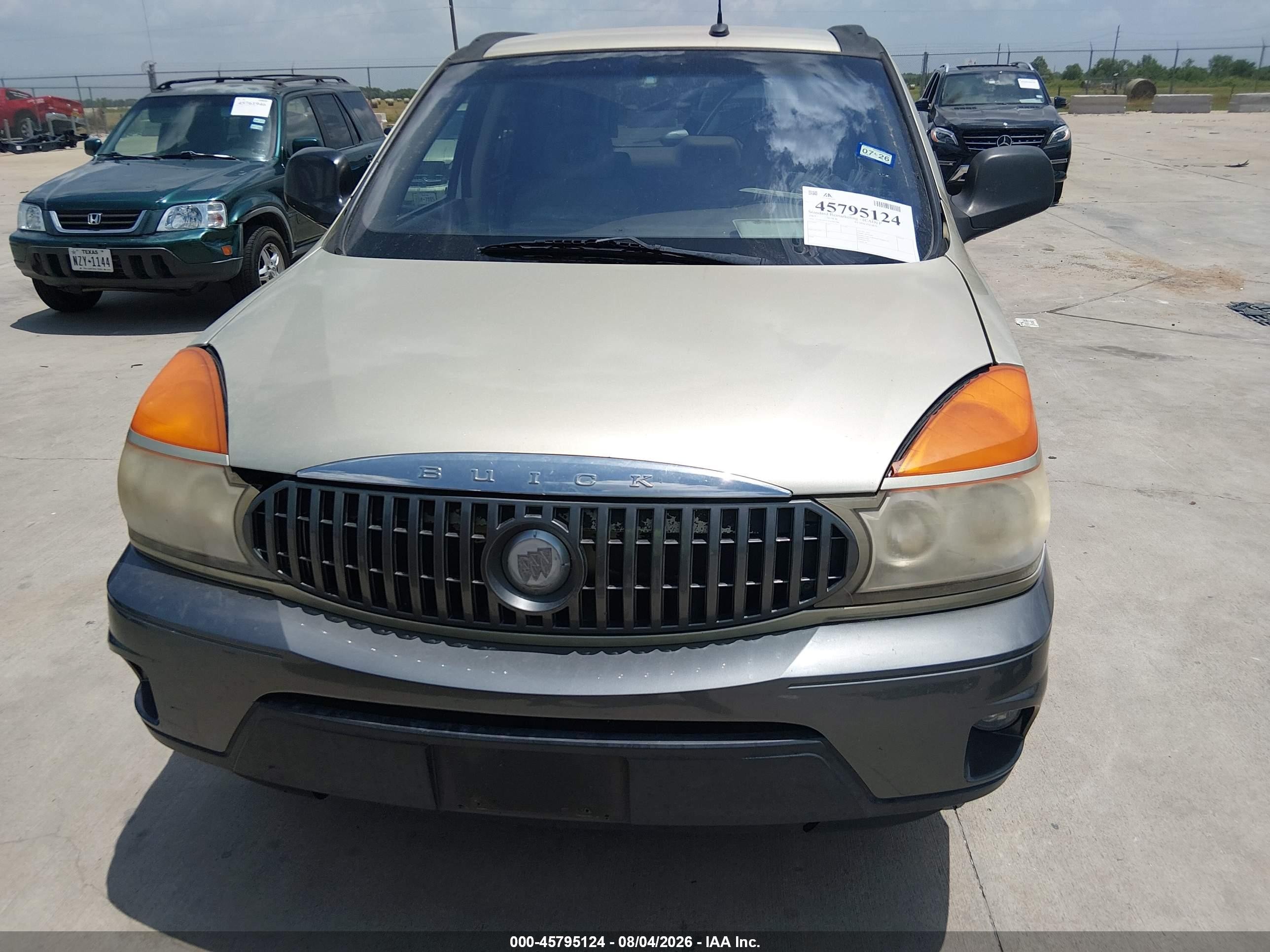 2003 Buick Rendezvous Cx Золотой vin: 3G5DA03E43S584588