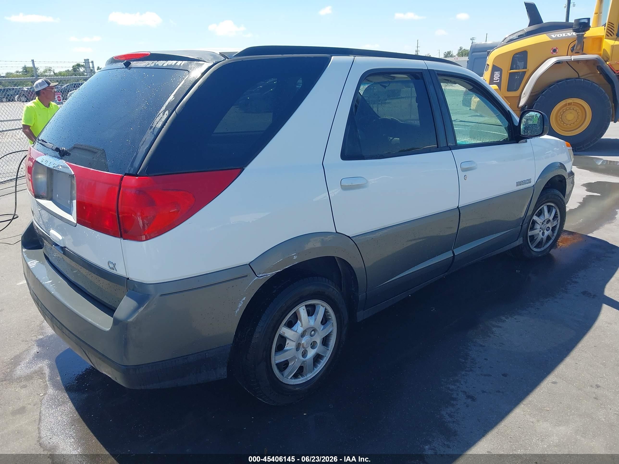 2003 Buick Rendezvous Cx White vin: 3G5DA03E43S597597